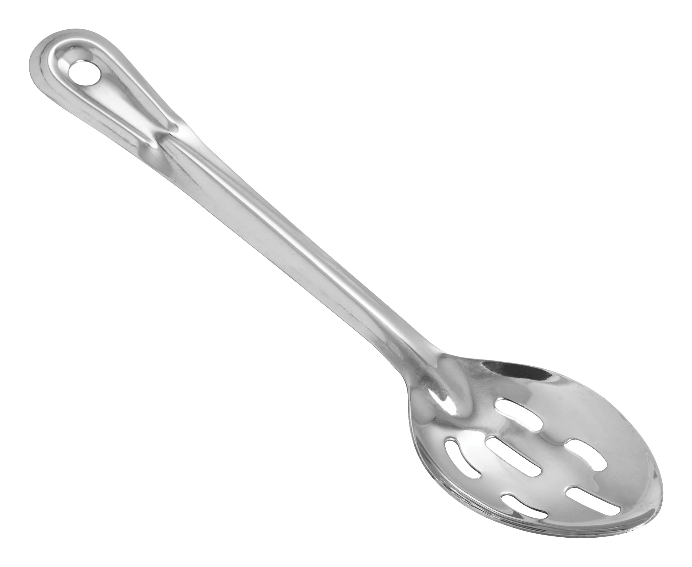 Winco BSST-11 11 Inch Basting Spoon Slotted Stainless Steel Non-insulated Handle