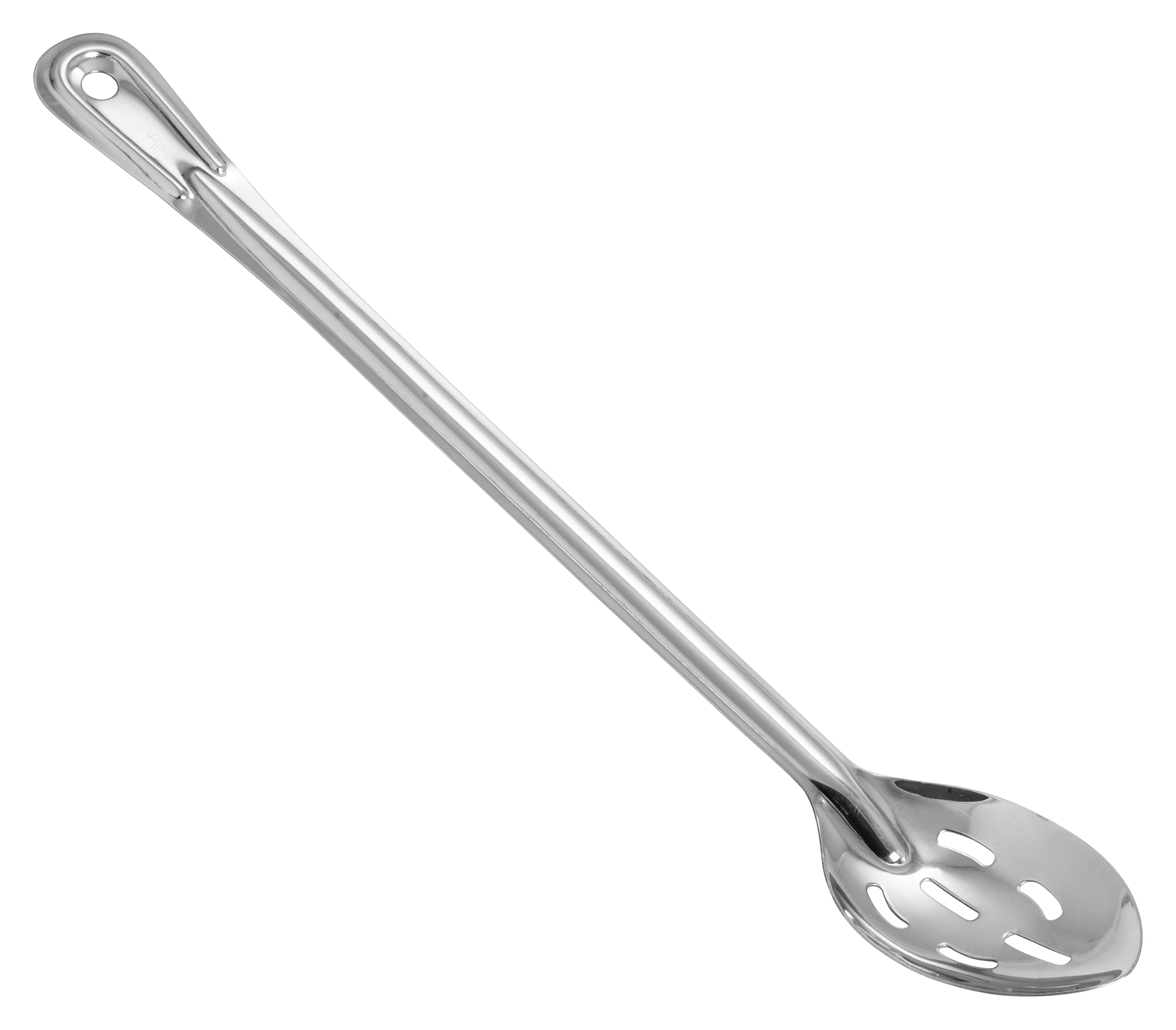 Winco BSST-18 18 Inch Slotted Basting Spoon with Stainless Steel Handle - Image 2