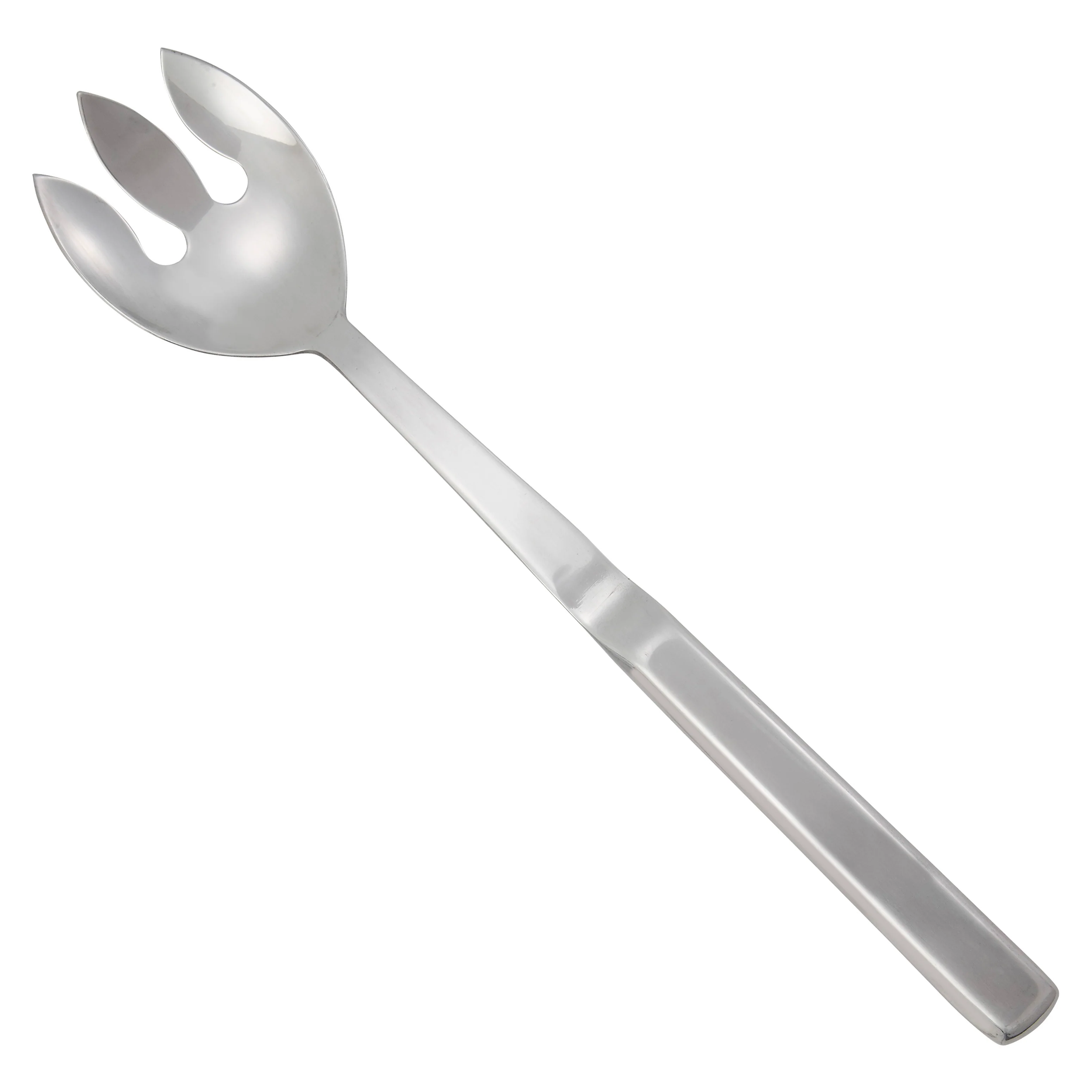 Winco BW-NS3 11-3/4 Inch Notched Serving Spoon Hollow Handle Stainless Steel - Image 2