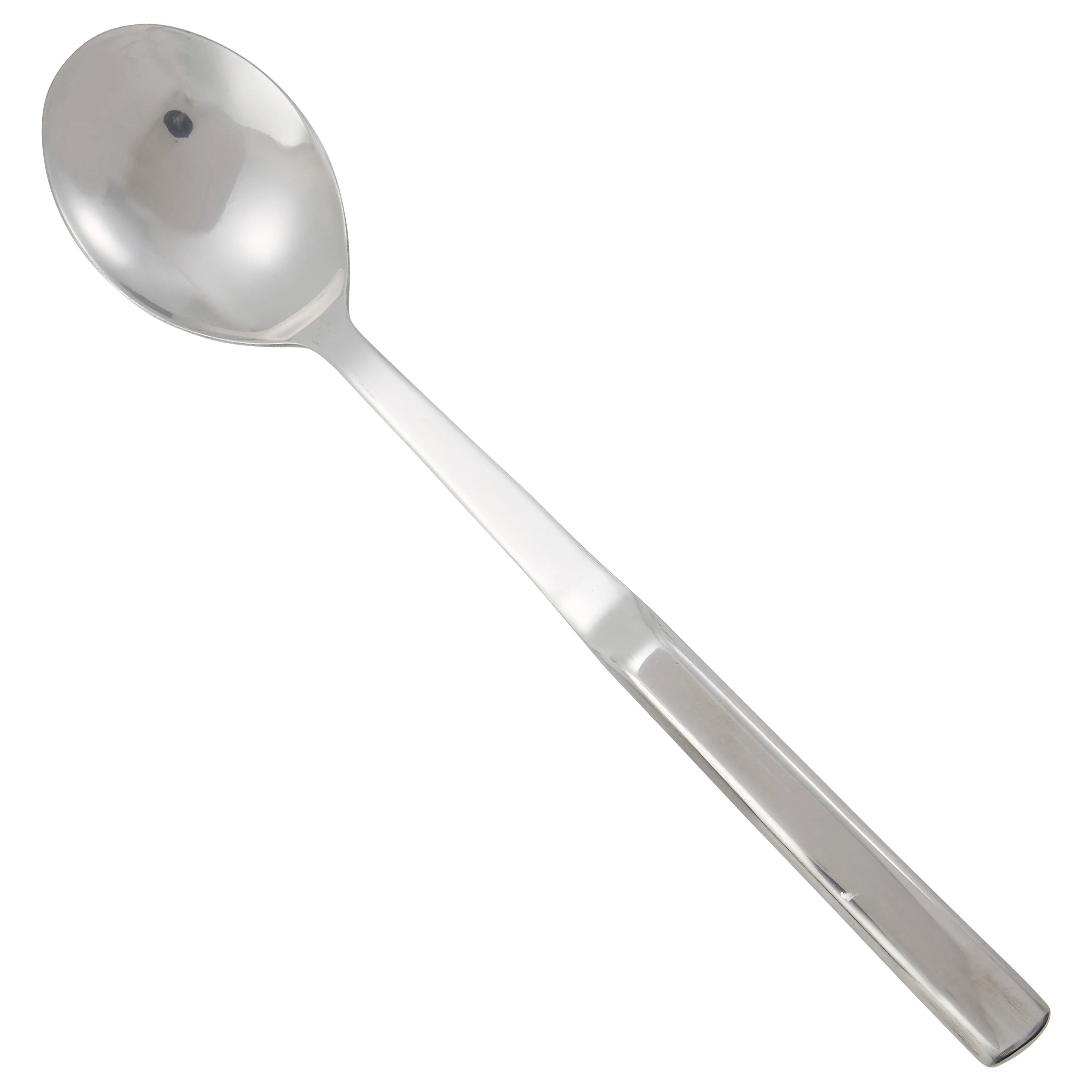 Winco BW-SS1 11-3/4 Inch Solid Serving Spoon with Hollow Handle Stainless Steel