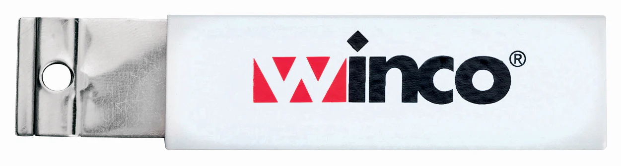 Winco BXC-4 4 Inch Retractable Box Cutter with Metal Safety Sleeve - Image 2