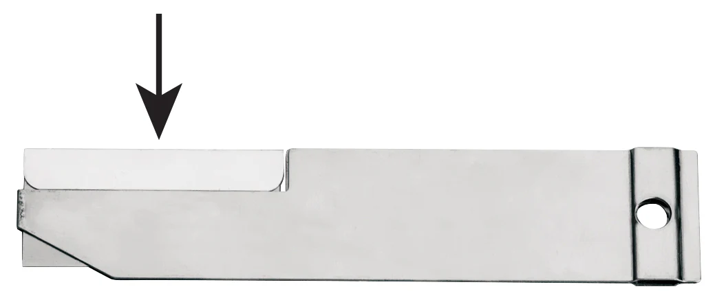 Winco BXC-B100 Blade for BXC-4 Stainless Steel Replacement Blades 100 Pack - Image 2