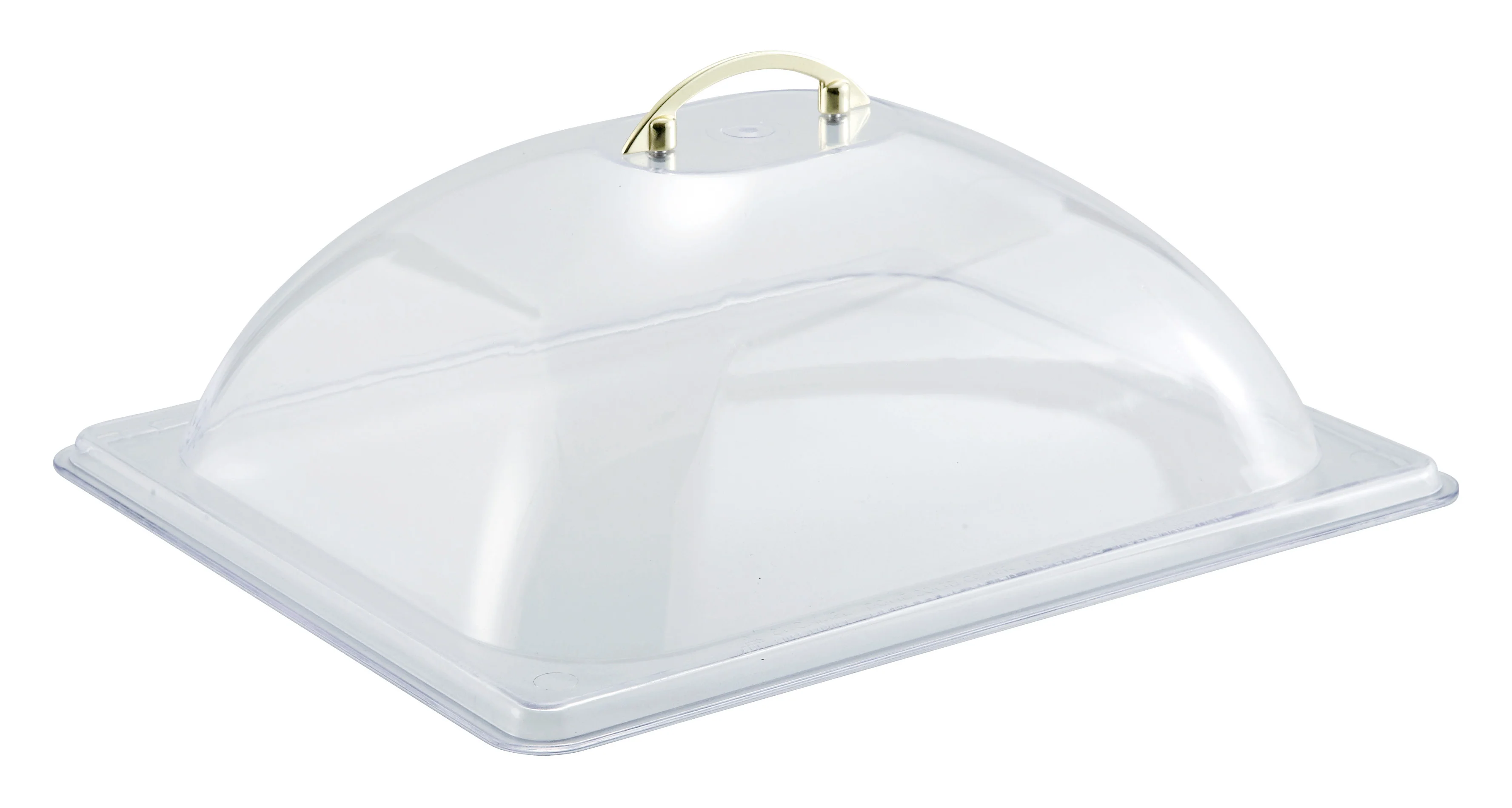 Winco C-DP2 13 Inch Dome Cover Fits 1/2 Size Steam Table Pans Polycarbonate - Image 2