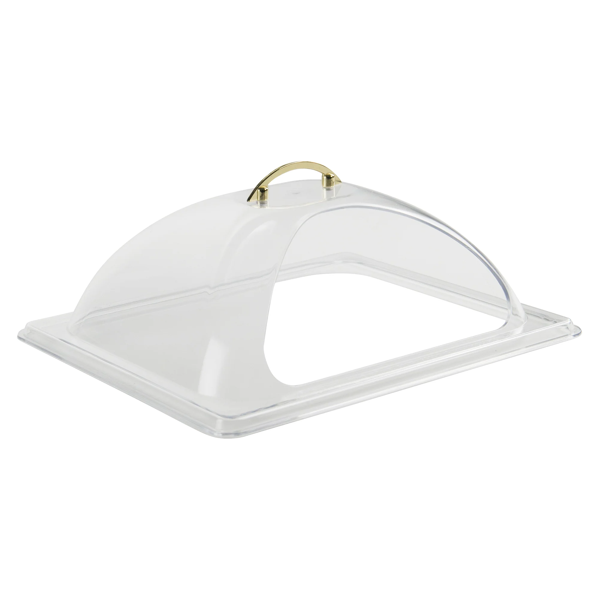 Winco C-DPF2 13 Inch Dome Cover Side-cut Polycarbonate Display - Image 3