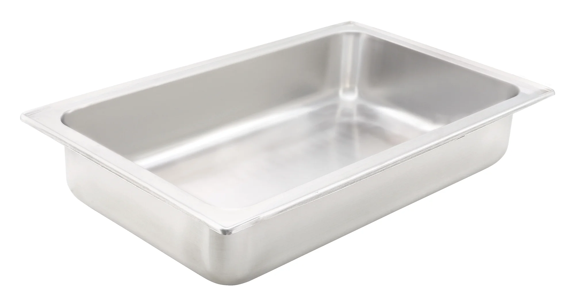 Winco C-WPF 8 Quarts Chafer Water Pan with Rectangular Shape Stainless Steel - Image 2