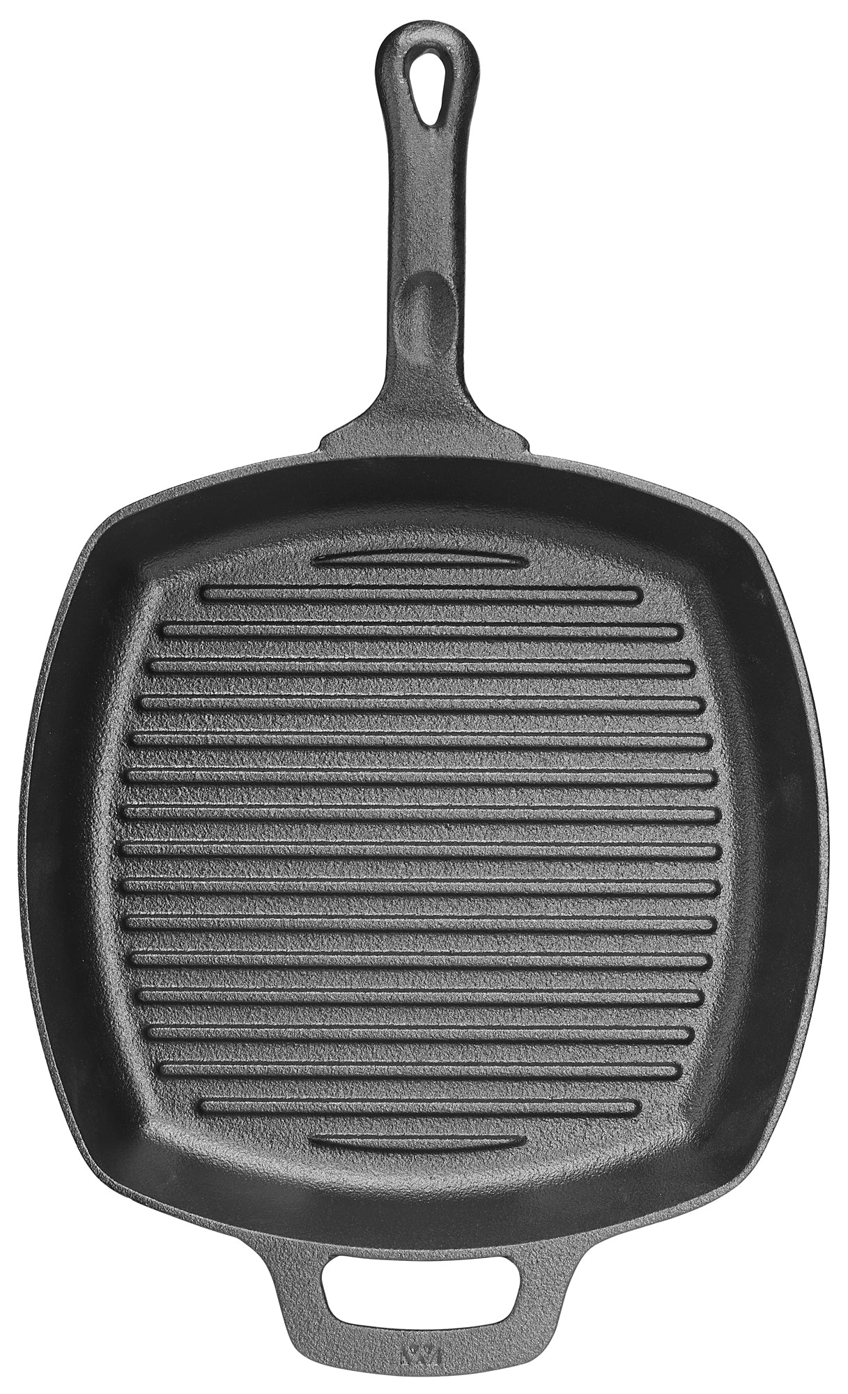 Winco CAGP-10S 10 Inch Square Cast Iron Grill Pan Pre-seasoned Induction Ready - Image 2