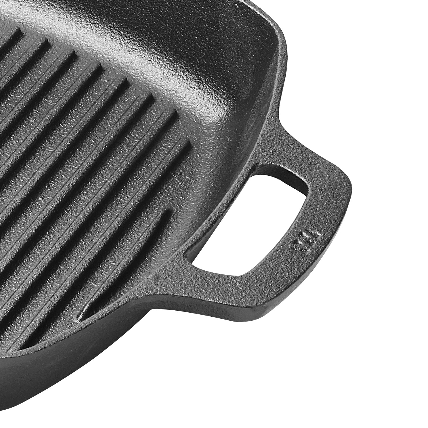 Winco CAGP-10S 10 Inch Square Cast Iron Grill Pan Pre-seasoned Induction Ready - Image 6