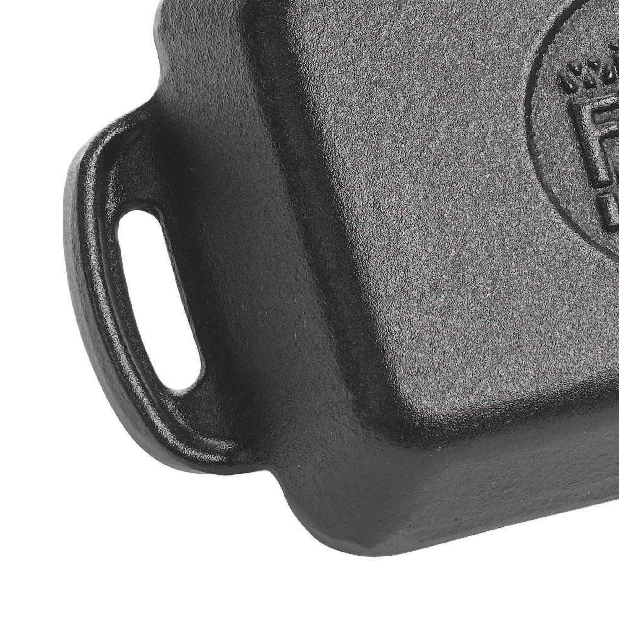 Winco CASM-5RT 10 Oz. Rectangular Mini Induction Server Cast Iron Matte Black - Image 6
