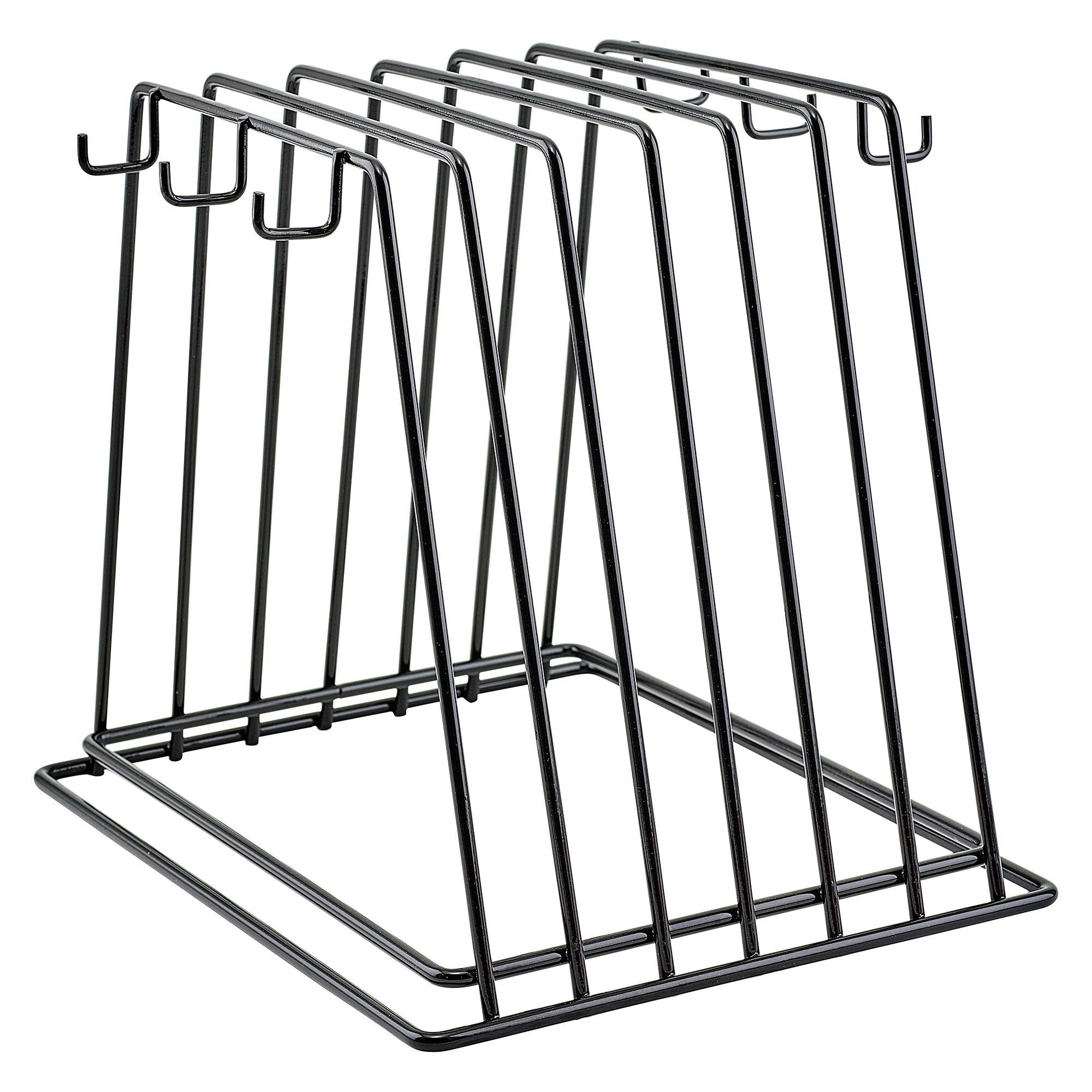 Winco CB-6K Cutting Board Rack 6 Slots Vinyl Coated for Boards Up to 1 Inch