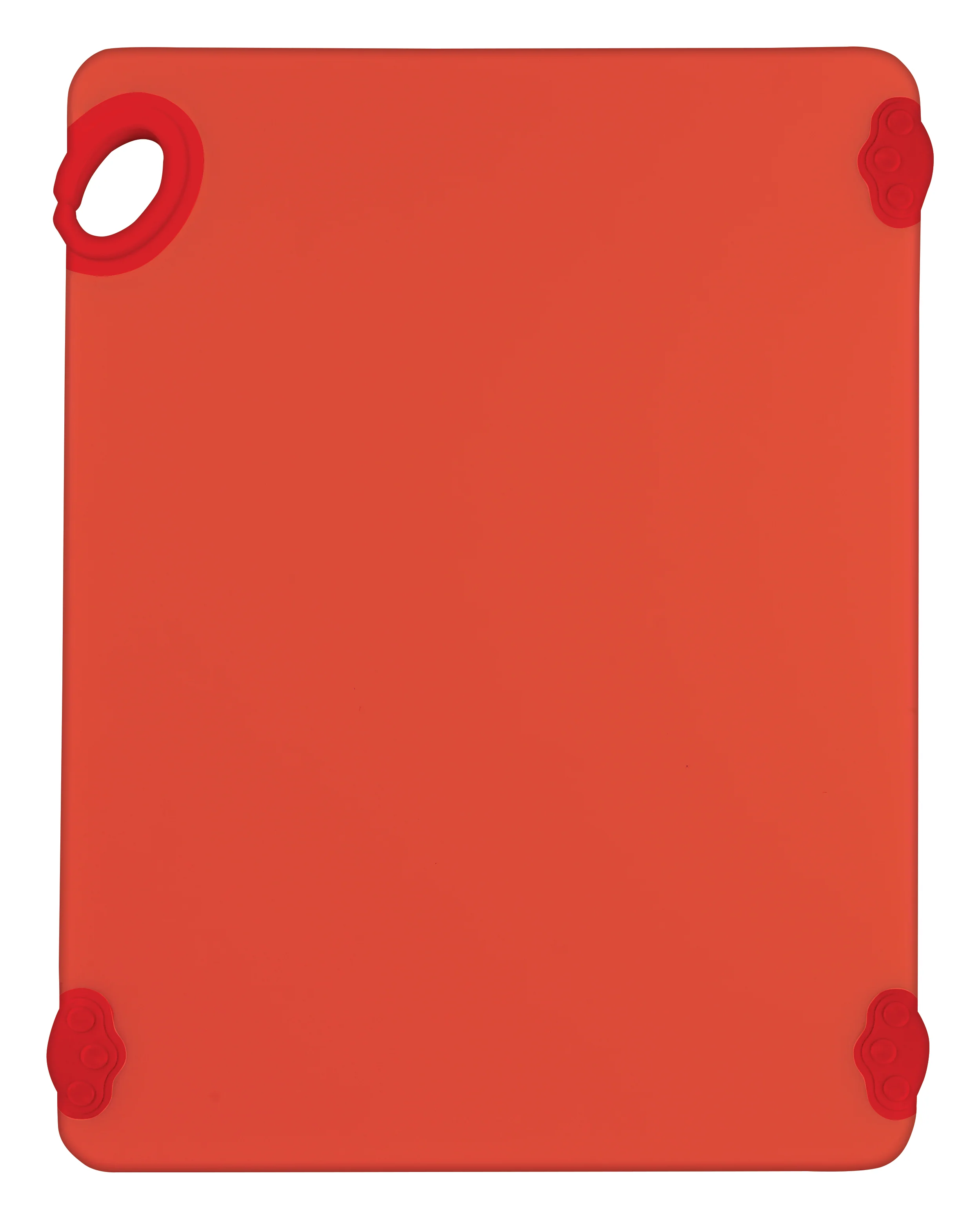 Winco CBK-1520RD 15 Inch Cutting Board With Rubber Grip Hook Red Co-polymer - Image 2