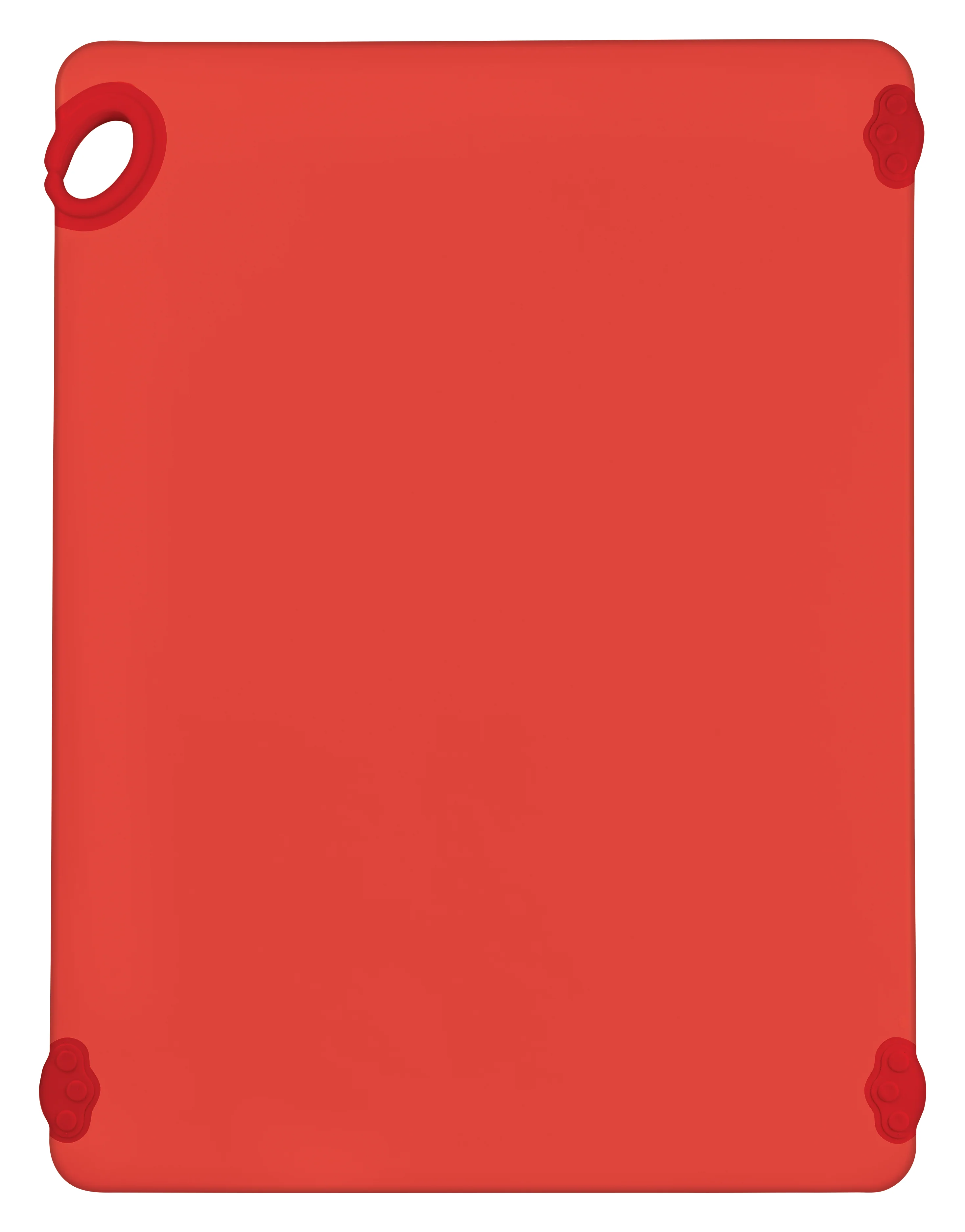 Winco CBK-1824RD 18 Inch Red Cutting Board with Rubber Grip Hook Co-polymer - Image 2