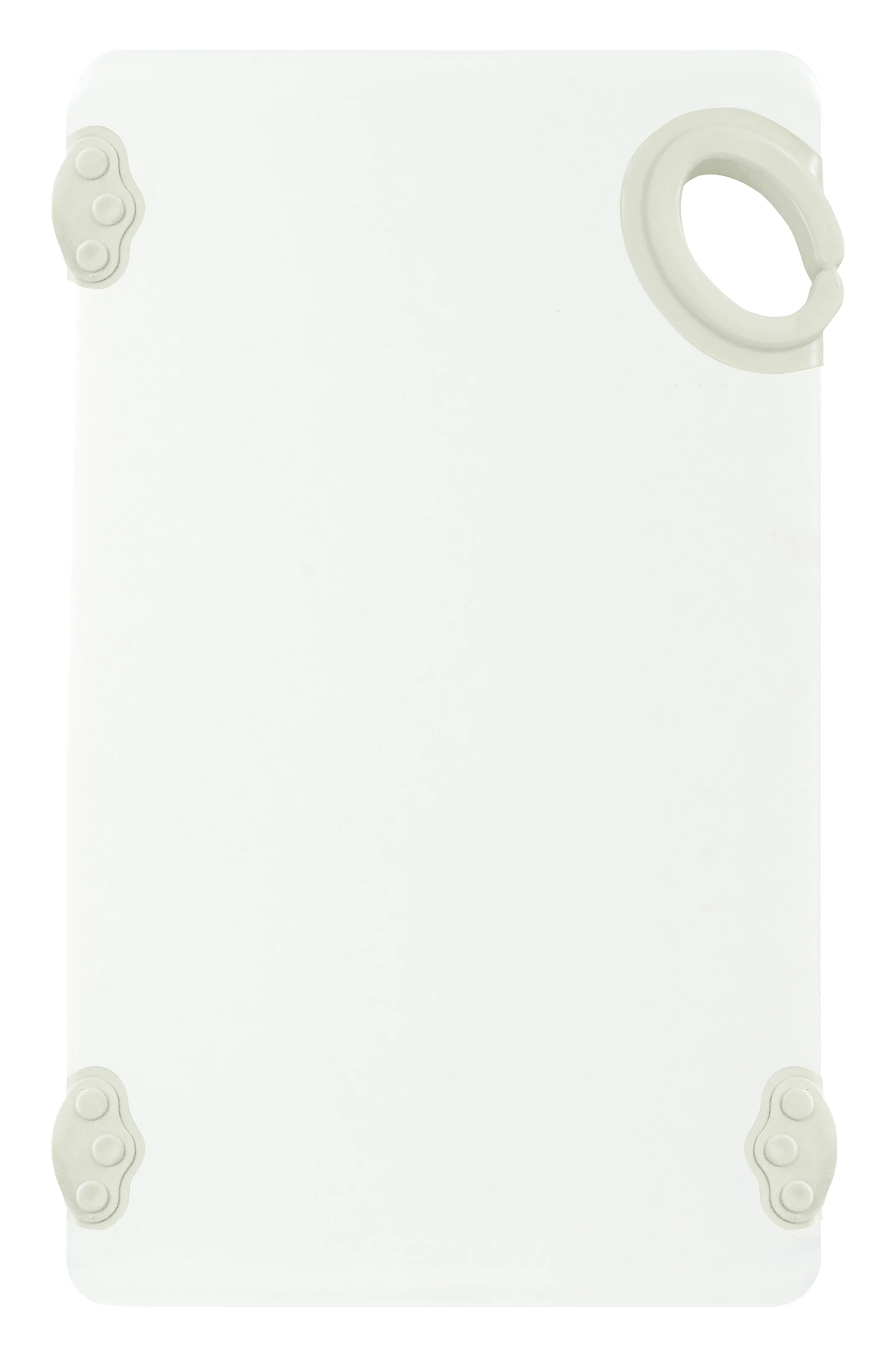 Winco CBN-610WT 6 Inch Cutting Board with rubber grip hook BPA free White - Image 3
