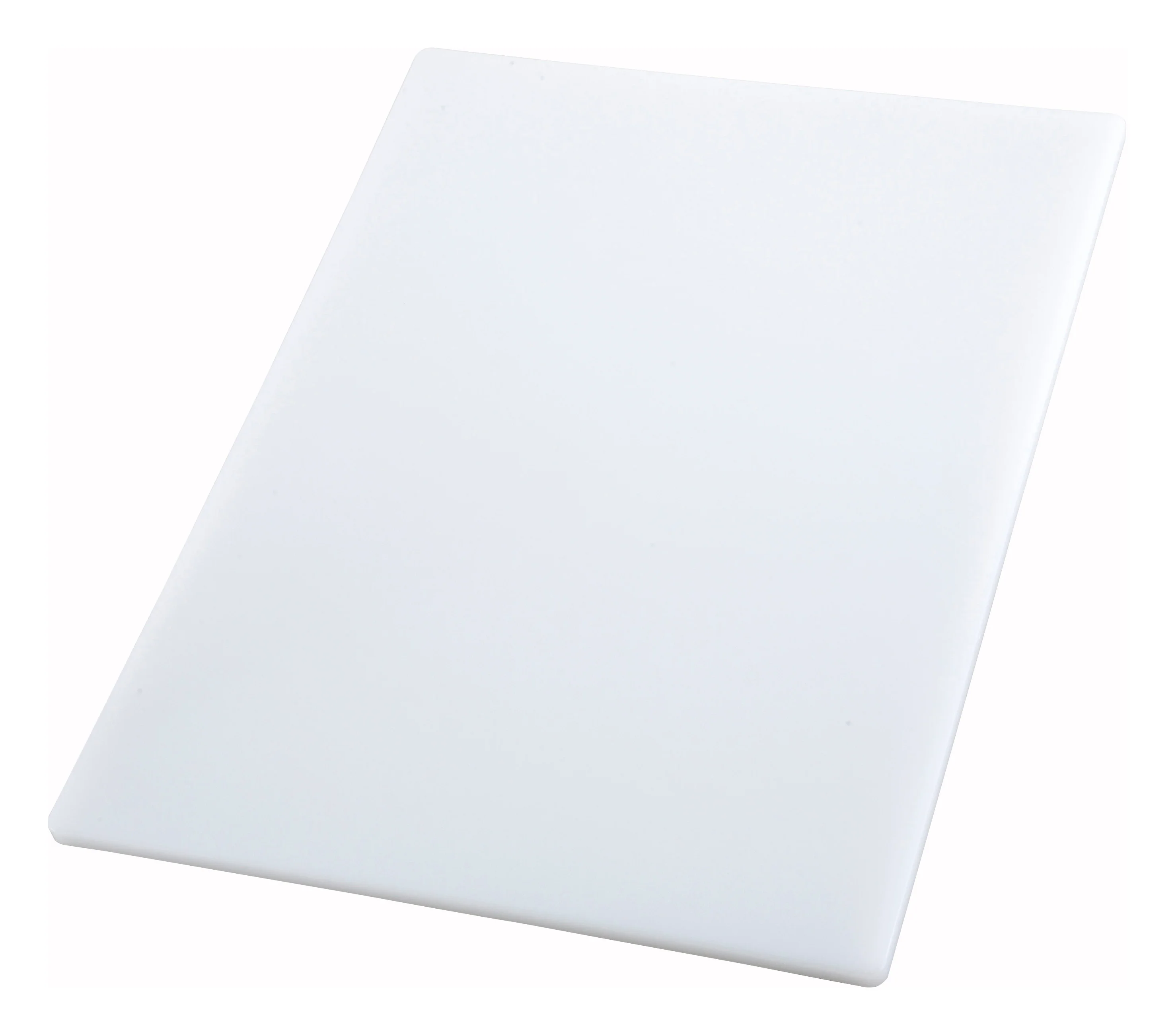 Winco CBWT-1520 20 Inch Rectangular Cutting Board BPA Free White Plastic - Image 2