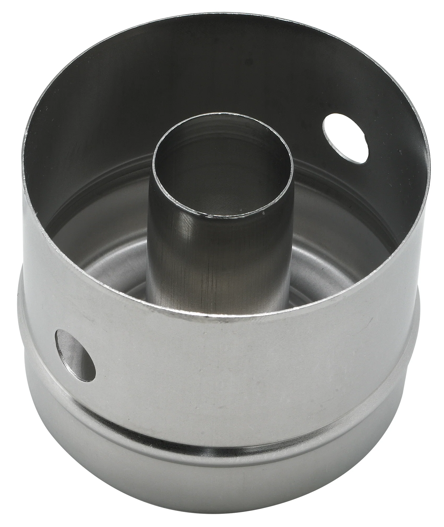 Winco CC-2 3 Inch Doughnut Cutter Manual Round Stainless Steel with Smooth Finish - Image 2