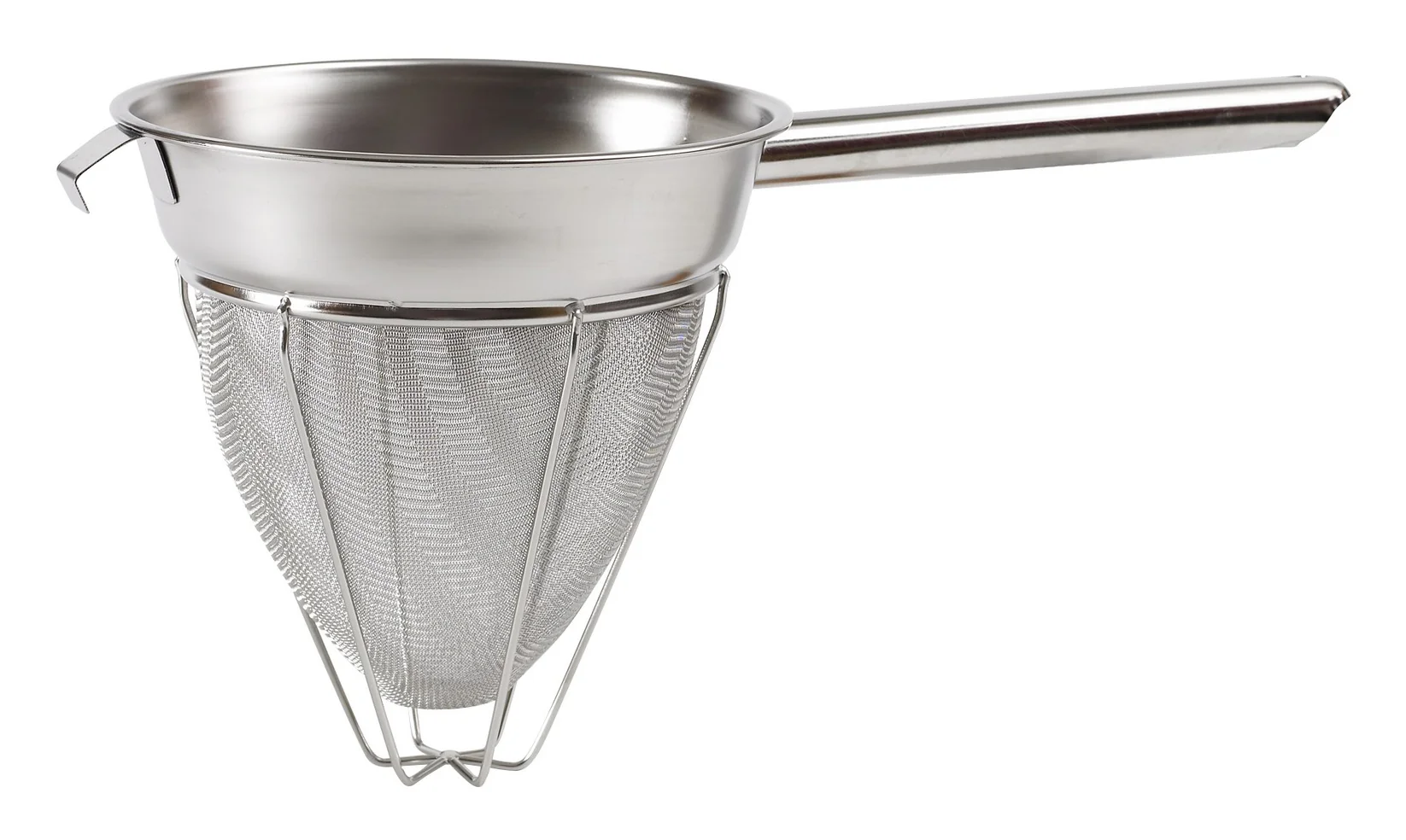 Winco CCB-10R 10 Inch Extra Fine Bouillon Strainer Reinforced Stainless Steel