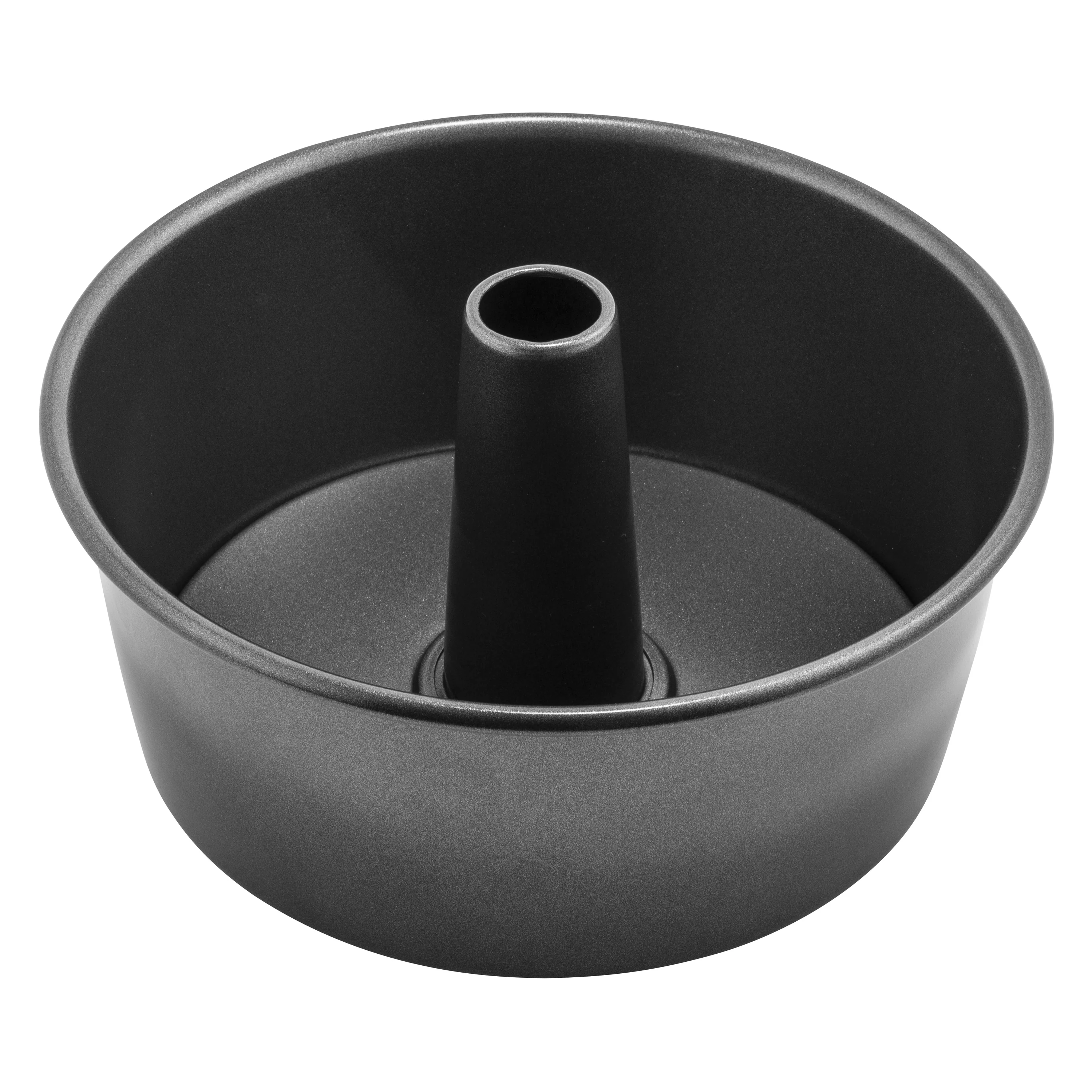 Winco CCP-10A 10 Inch Diameter Angel Food Cake Pan with Removable Bottom Aluminized Steel - Image 2