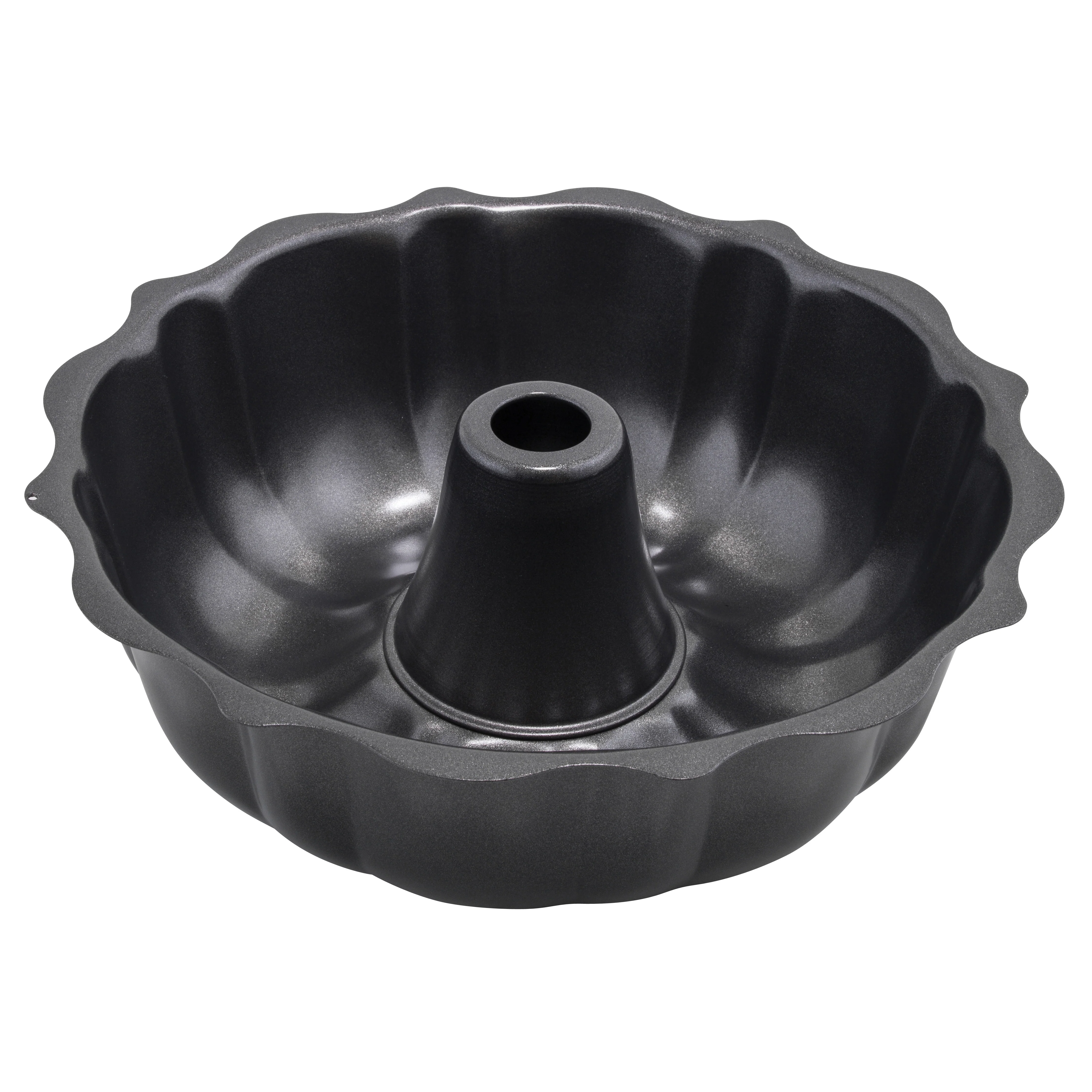 Winco CCP-10F 10 Inch Diameter Cake Pan Dishwasher Safe Non-Stick Aluminized Steel - Image 2