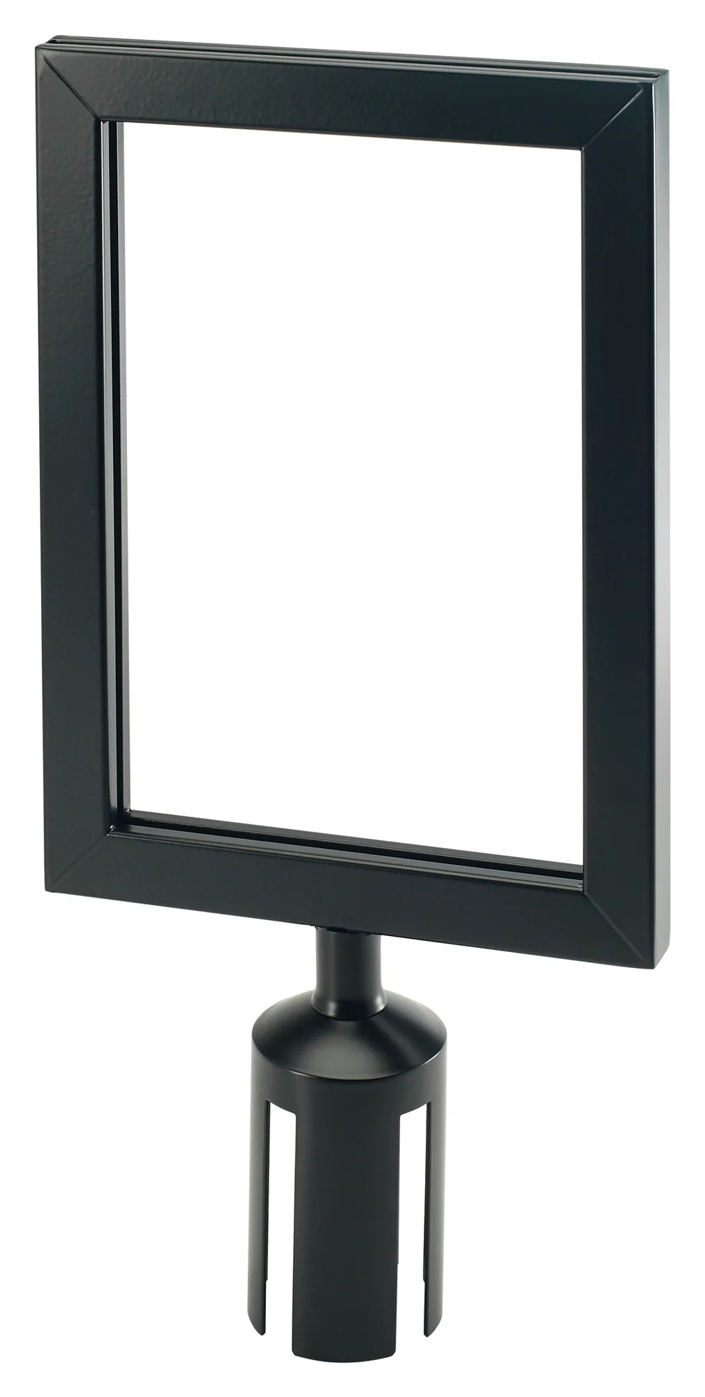 Winco CGSF-12K Black Sign Frame for CGS-38K Stanchion with Durable Material - Image 3
