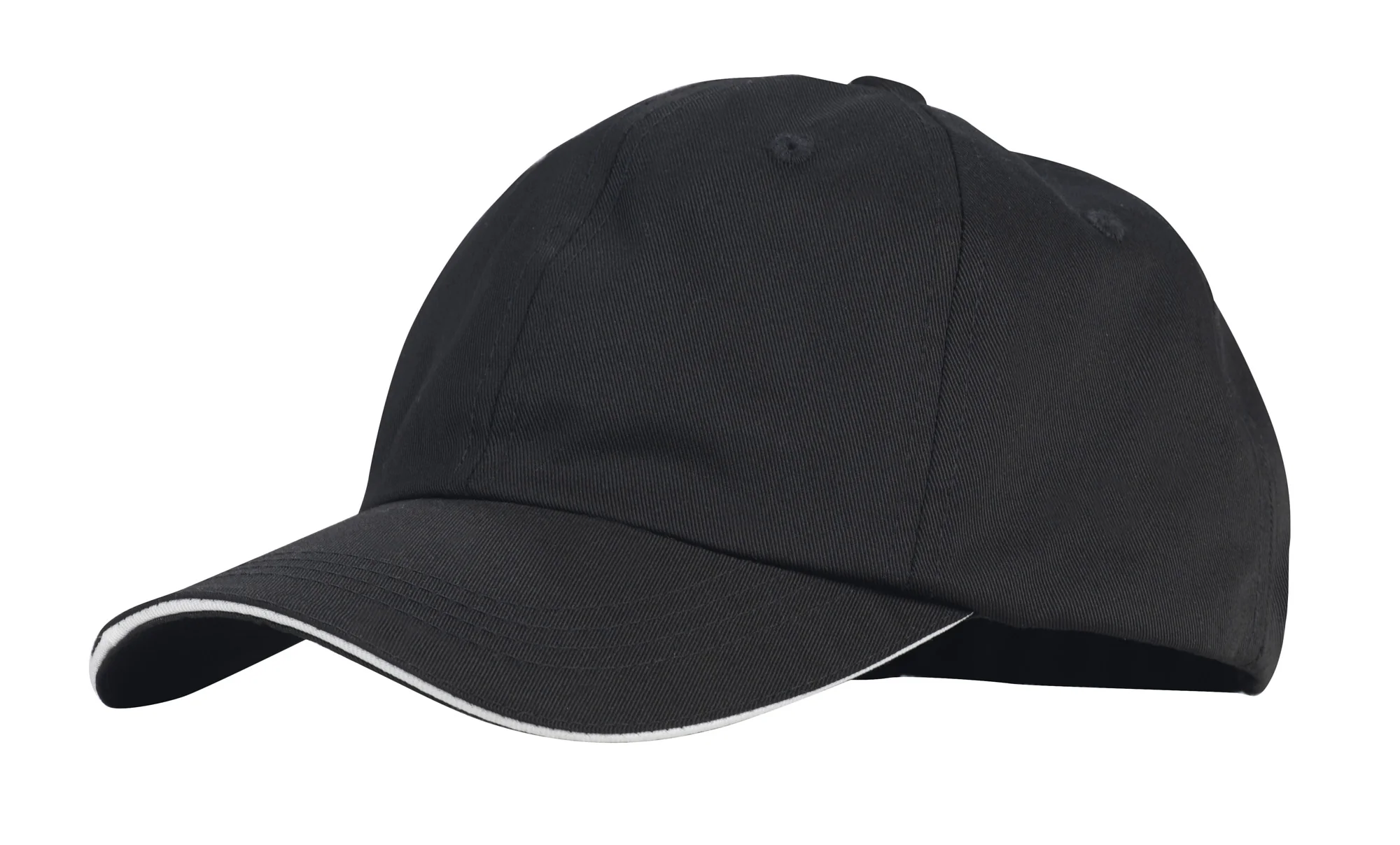 Winco CHBC-4BK Adjustable Chef's Hat Black with 65/35 Poly-Cotton Blend - Image 4