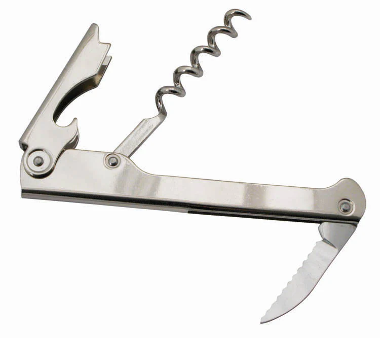 Winco CO-711 Corkscrew Stainless Steel with Natural Finish - Image 2