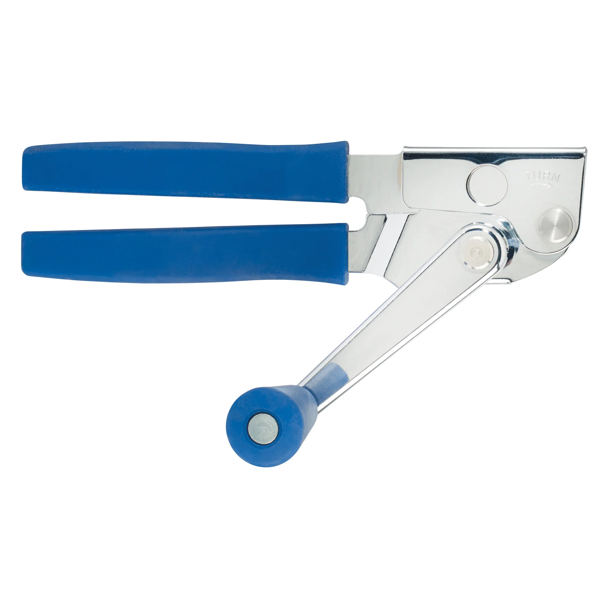 Winco CO-902 8-3/4 Inch Manual Can Opener with Large Crank Handle Chrome Plated - Image 2