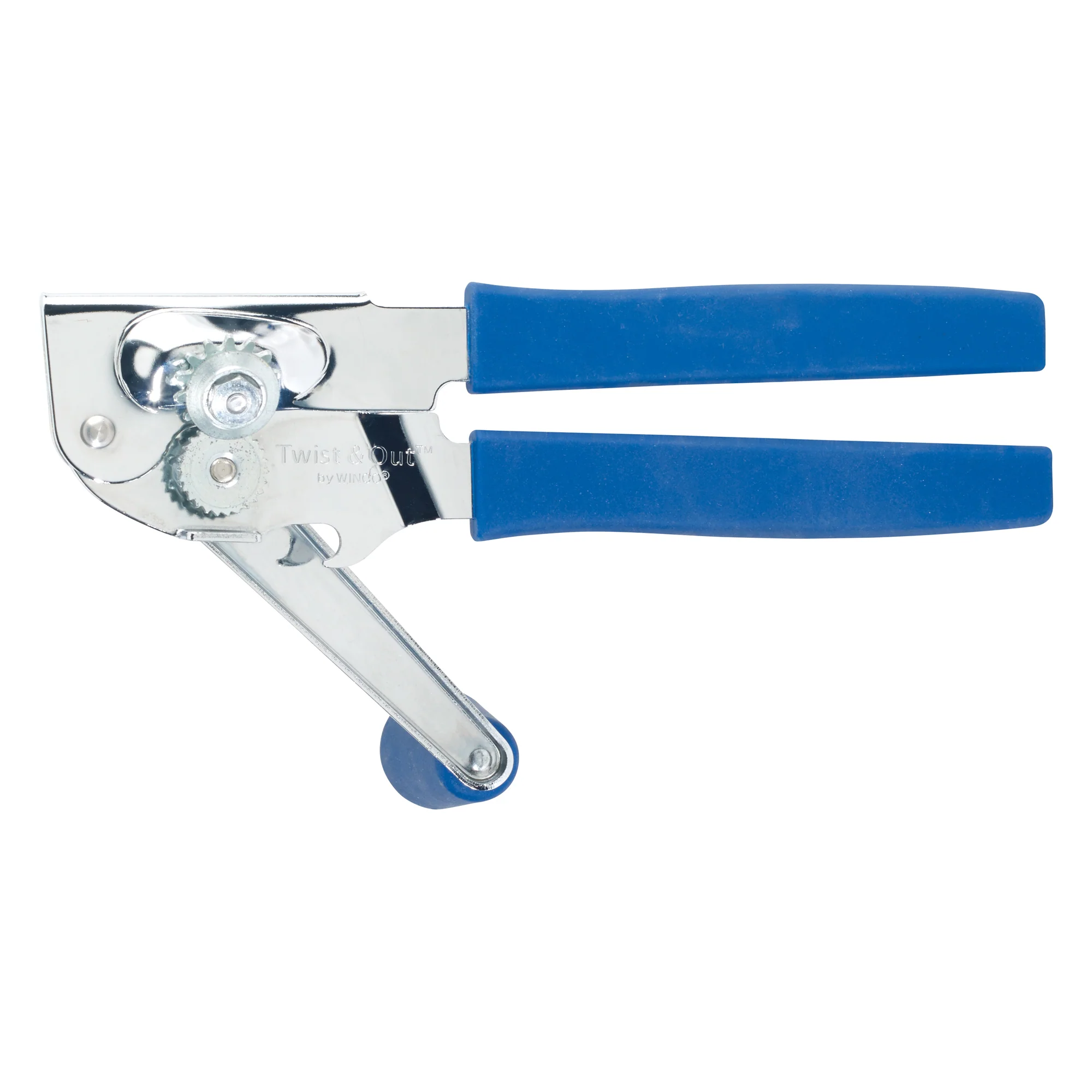 Winco CO-902 8-3/4 Inch Manual Can Opener with Large Crank Handle Chrome Plated - Image 4