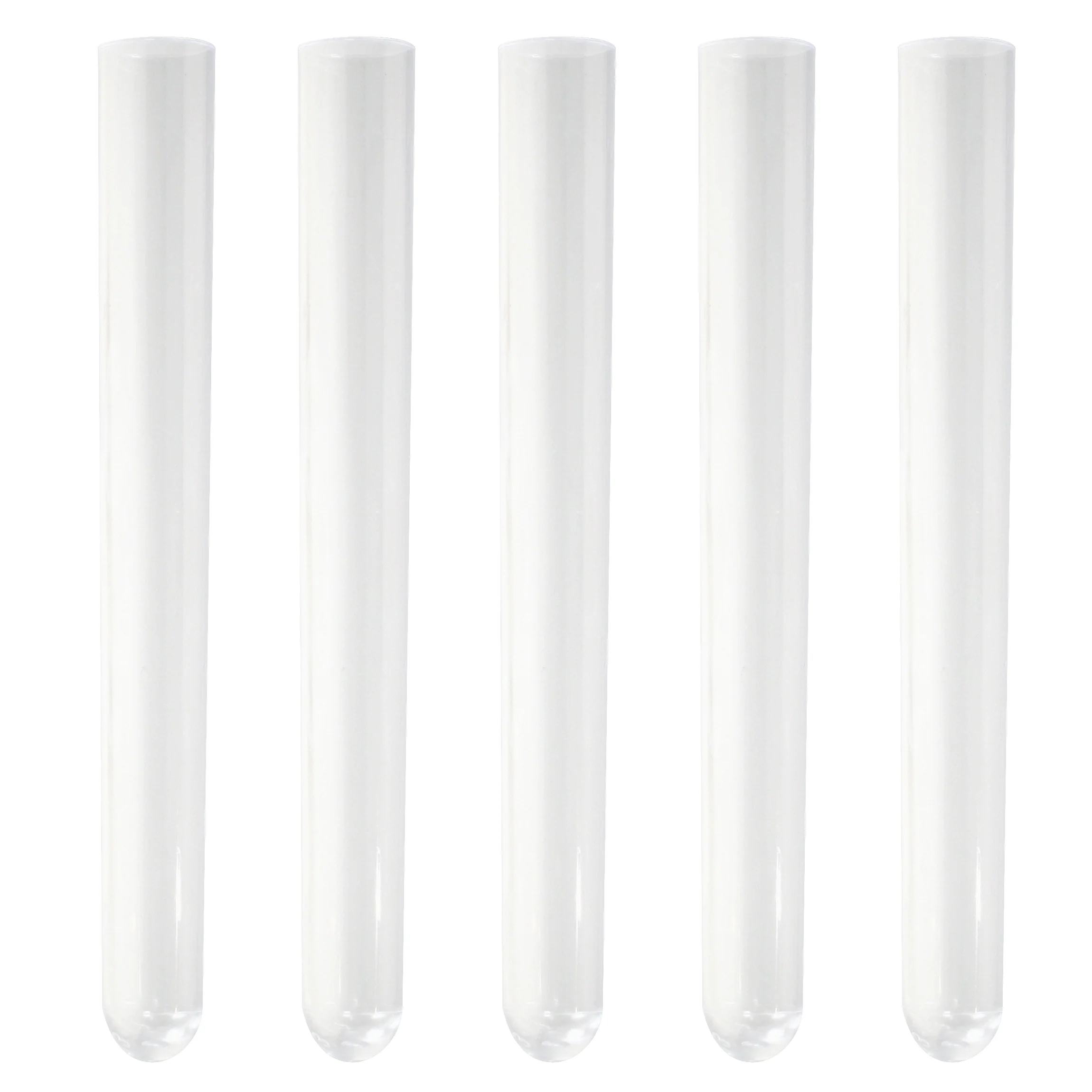 Winco CR-1610CL Bar Maid Shooter Tubes, Clear - 100 Pieces/Pack