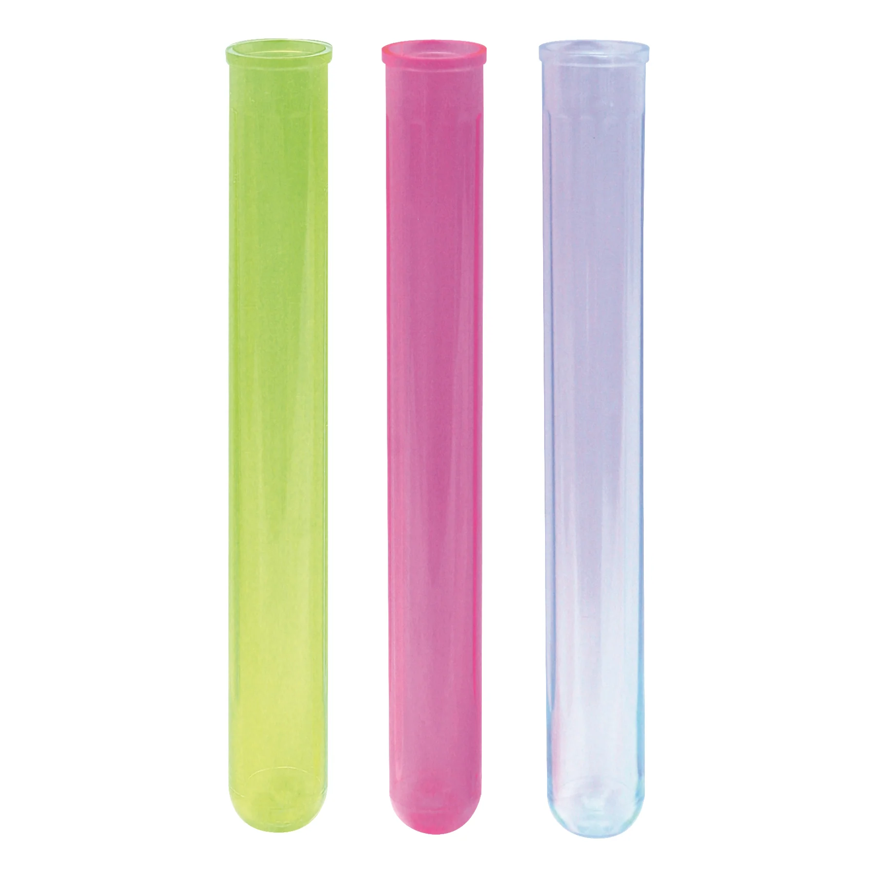 Winco CR-1620AC Bar Maid Shooter Tubes, Assorted Neon, 100 Pieces/Pack
