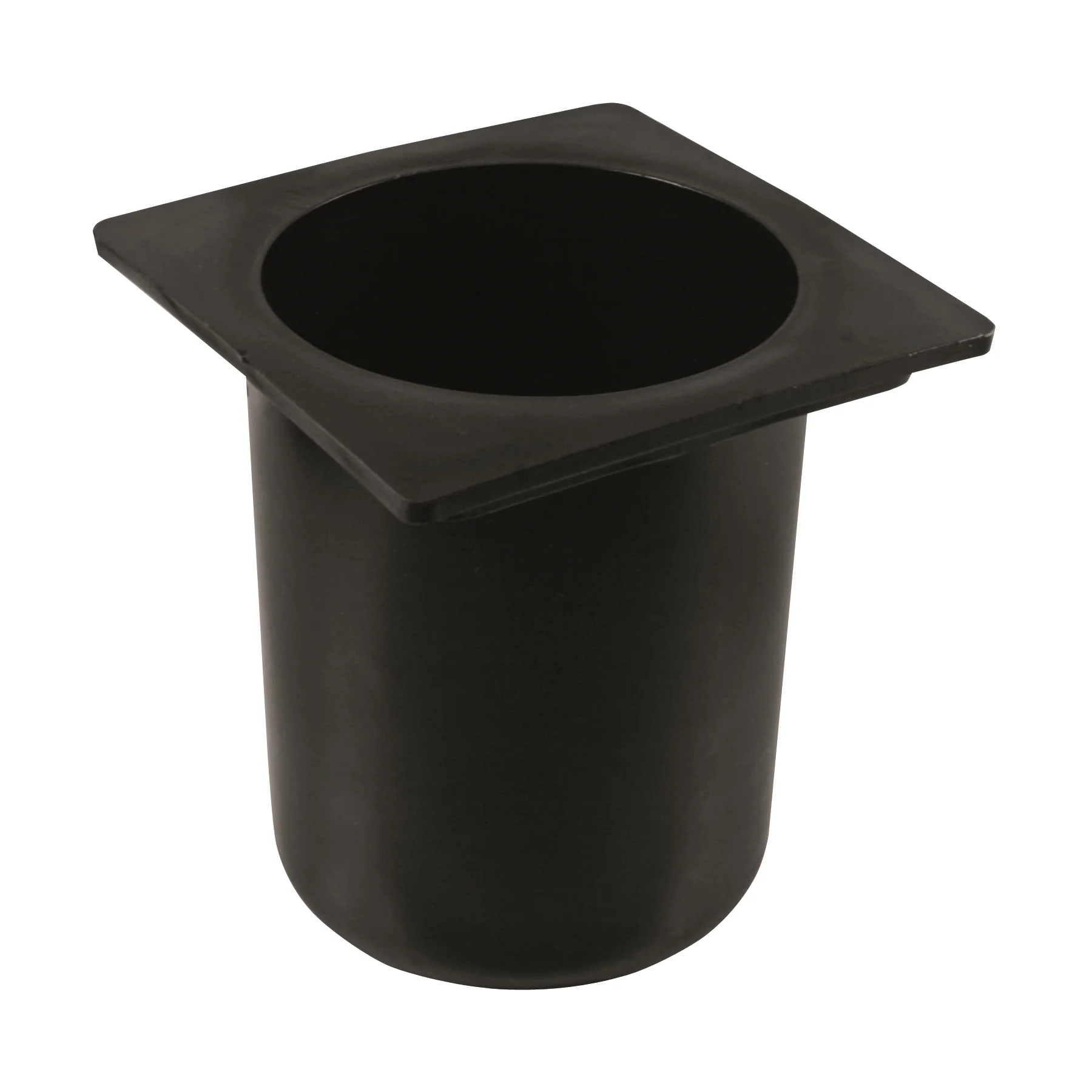 Winco CR-2400 Bar Maid, Bottle Well, Round, Black, Polyethylene