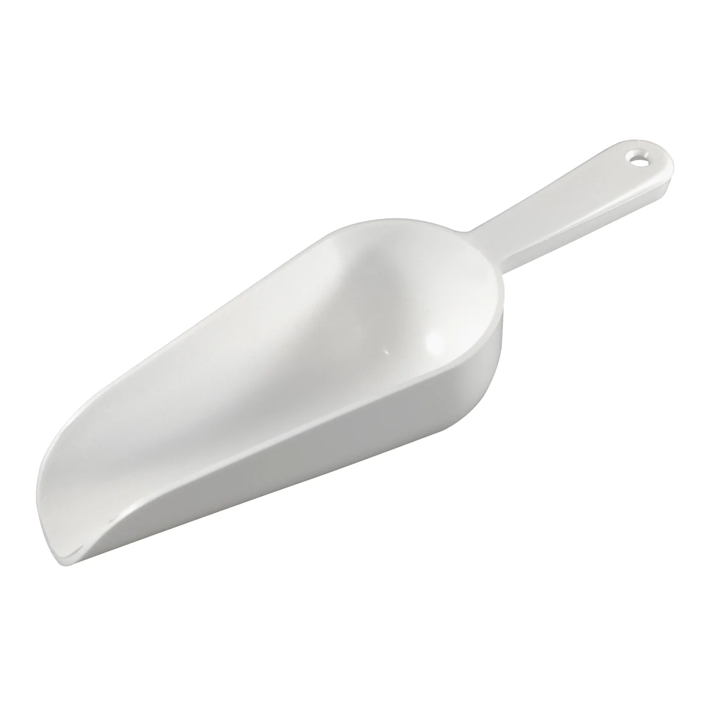 Winco CR-846W Bar Maid 6 oz Polyethylene Round Bowl Scoop - Image 2