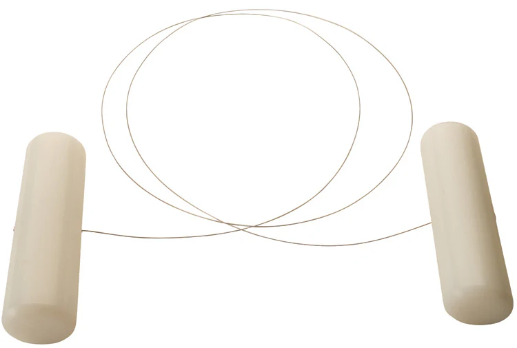 Winco CS-44P 44 Inch Cheese Cutter with 18/8 Stainless Steel Wire and Polyethylene Handles - Image 2