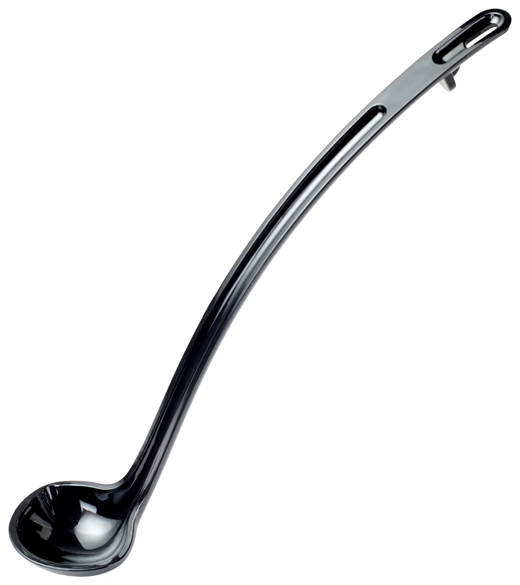 Winco CVLD-13K 1 Oz Ladle Black Polycarbonate - Ideal for Sauces and Soups - Image 2