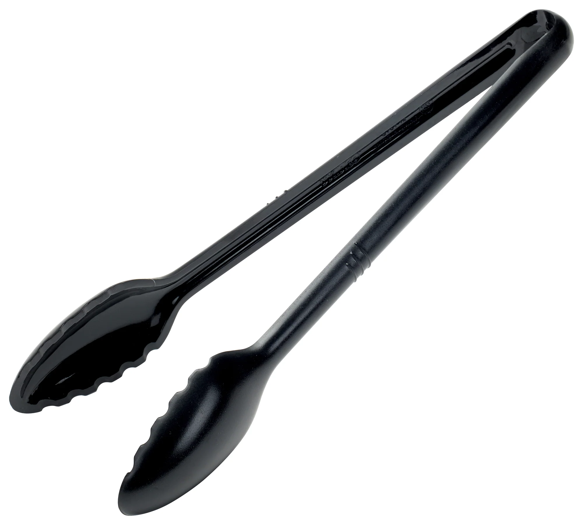 Winco CVST-12K 12 Inch Serving Tong Heat Resistant Polycarbonate Black - Image 2