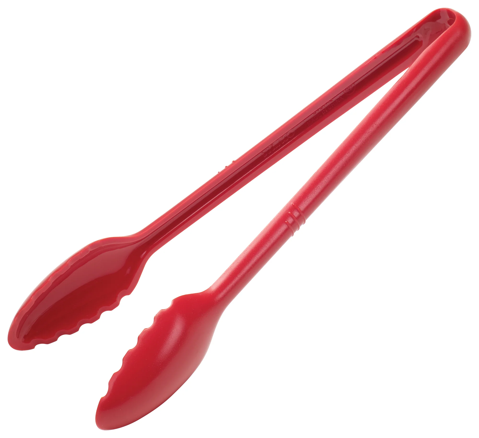 Winco CVST-12R 12 Inch Serving Tong Heat Resistant Polycarbonate Red - Image 2