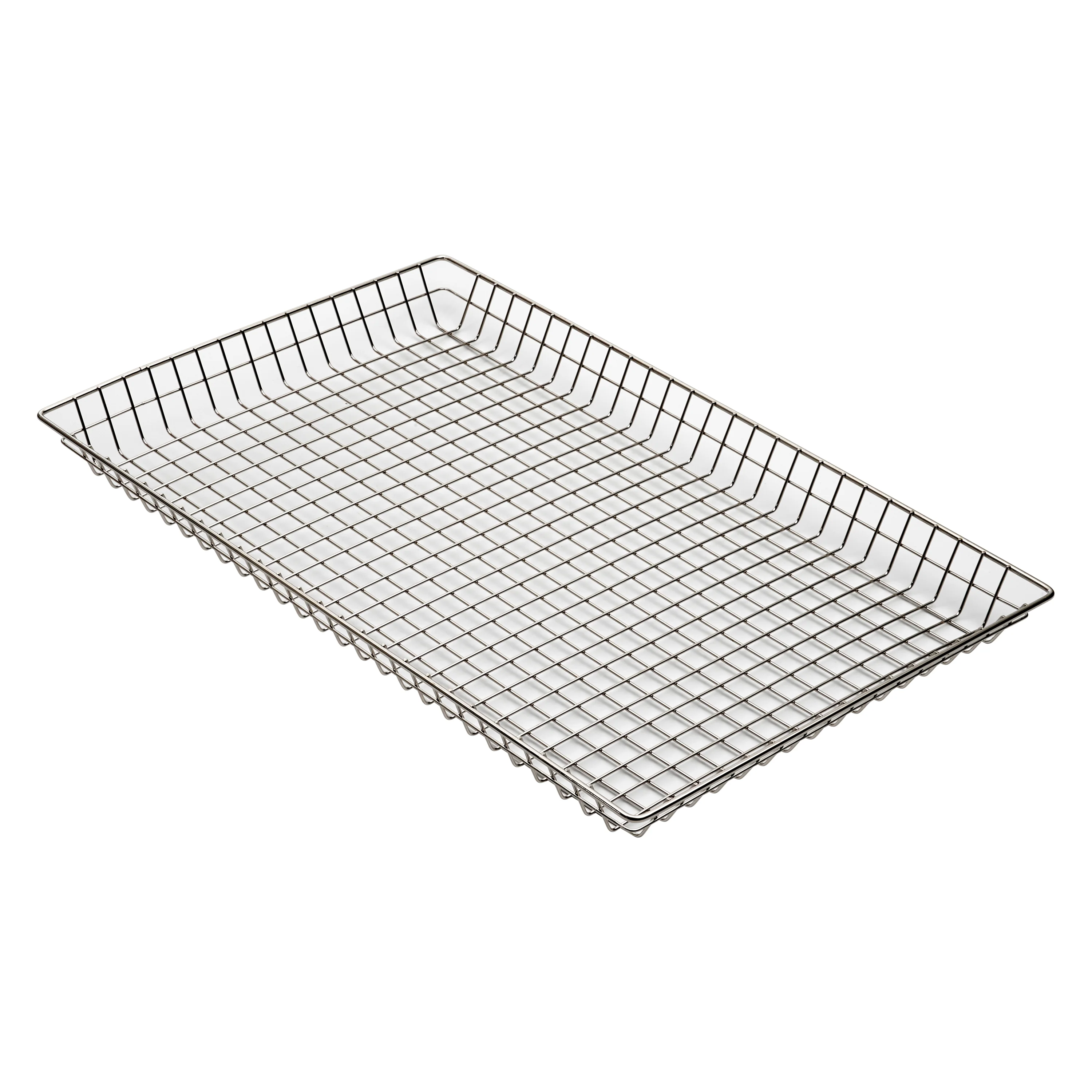 Winco DB-2616 26 Inch Bagel Pastry Wire Basket with Open Design