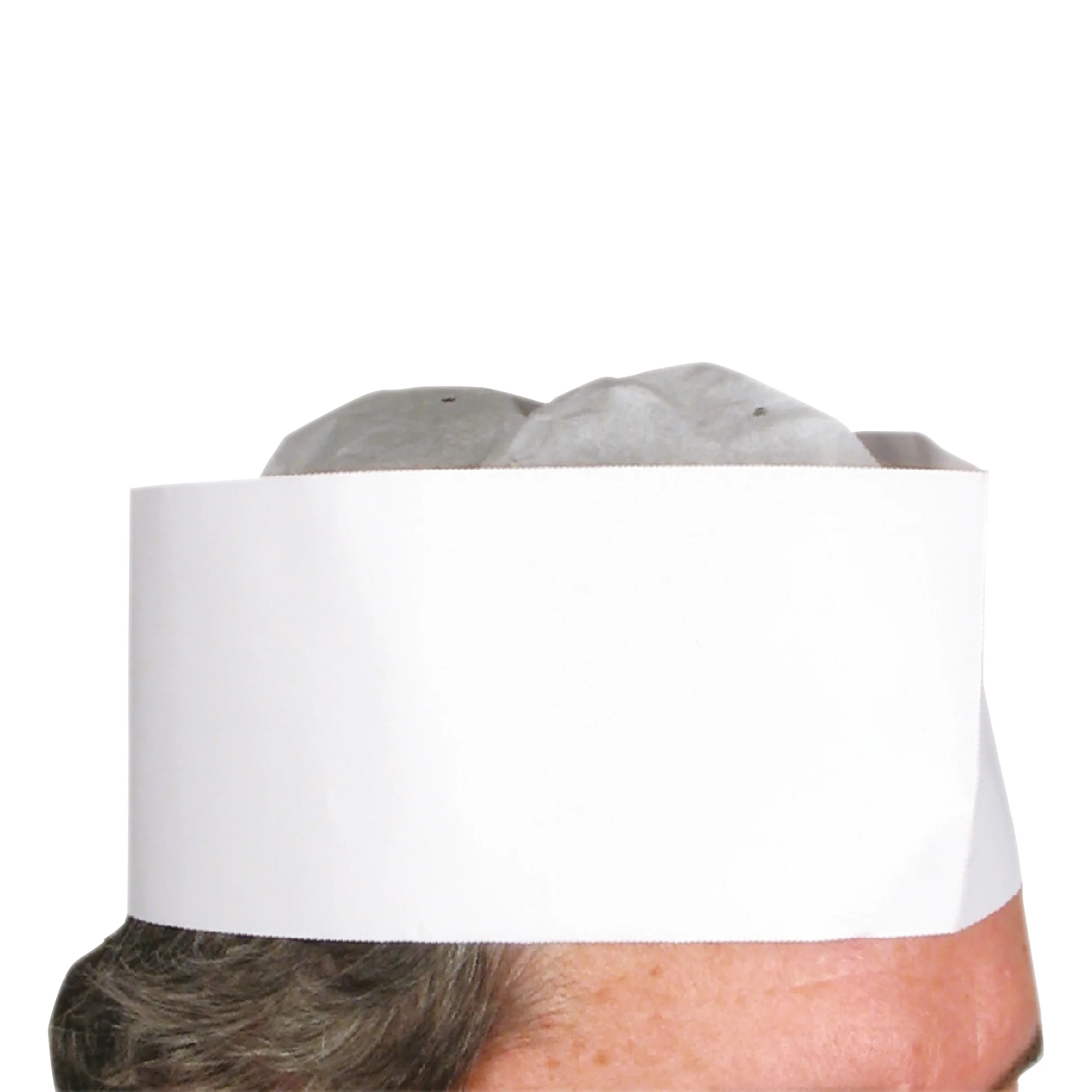 Winco DCH-3 Disposable Chef's Hat 3 Inch Signature Chef 100 Packs - Image 2