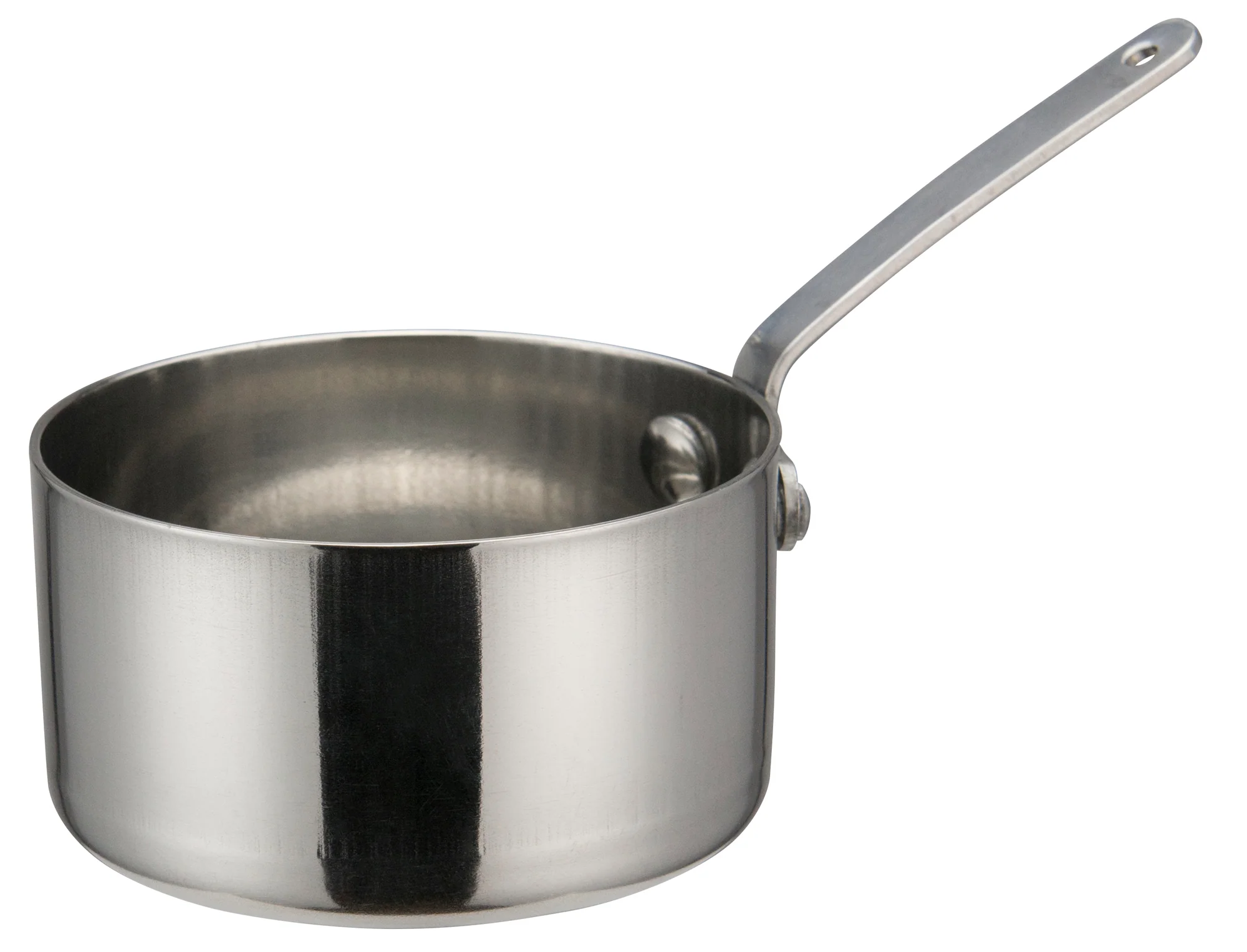Winco DCWA-103S 7 Oz Mini Sauce Pan Round Stainless Steel for Precise Cooking - Image 2