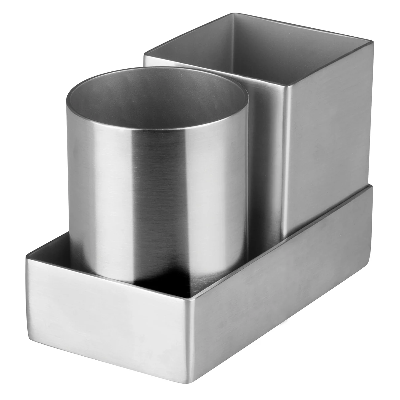 Winco DDSG-301S 2 Inch Sugar Packet Holder Set with Stainless Steel Caddy - Image 3