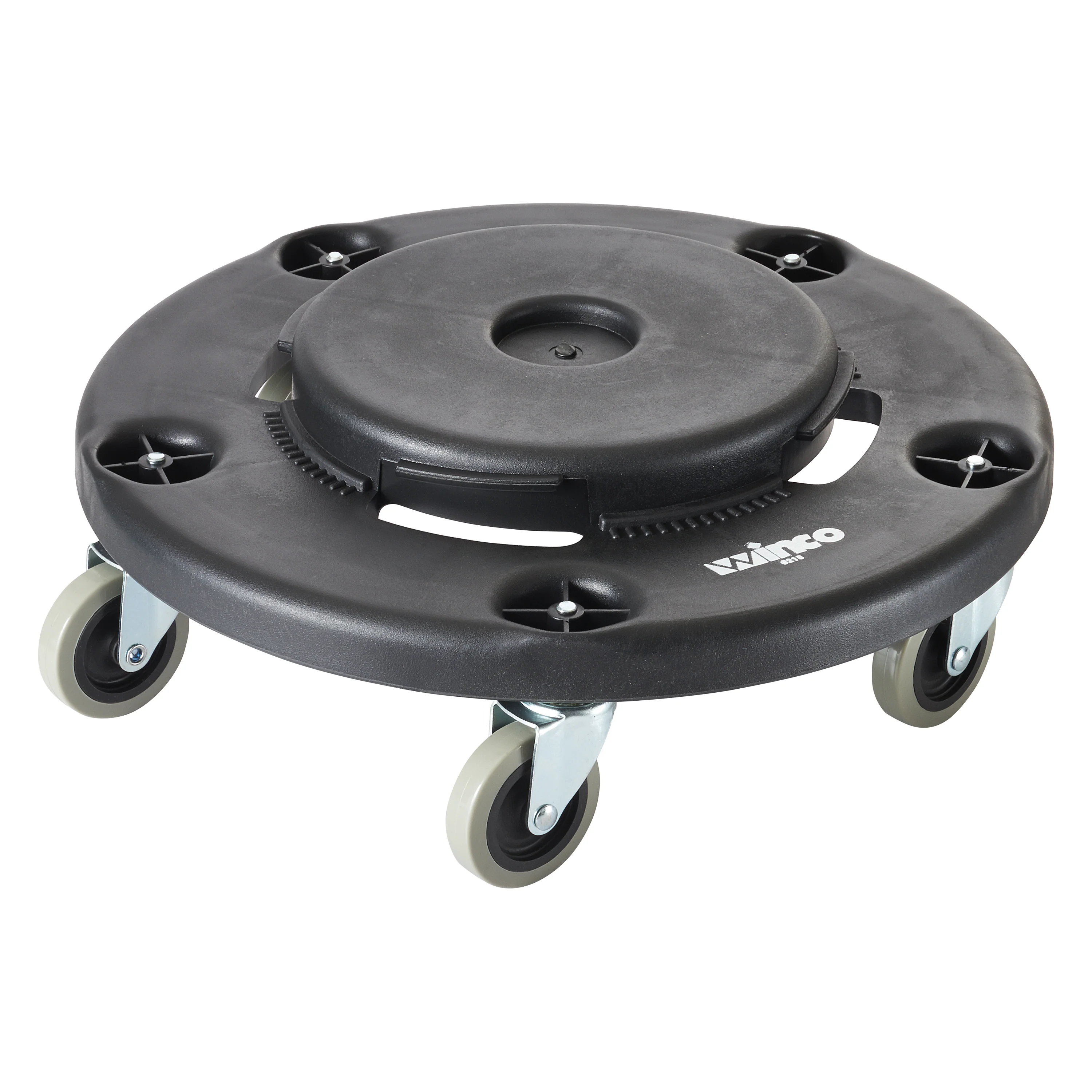 Winco DLR-18-W 3 Inch Caster Plastic Swivel Stem Without Brake 80 Lb Capacity - Image 2