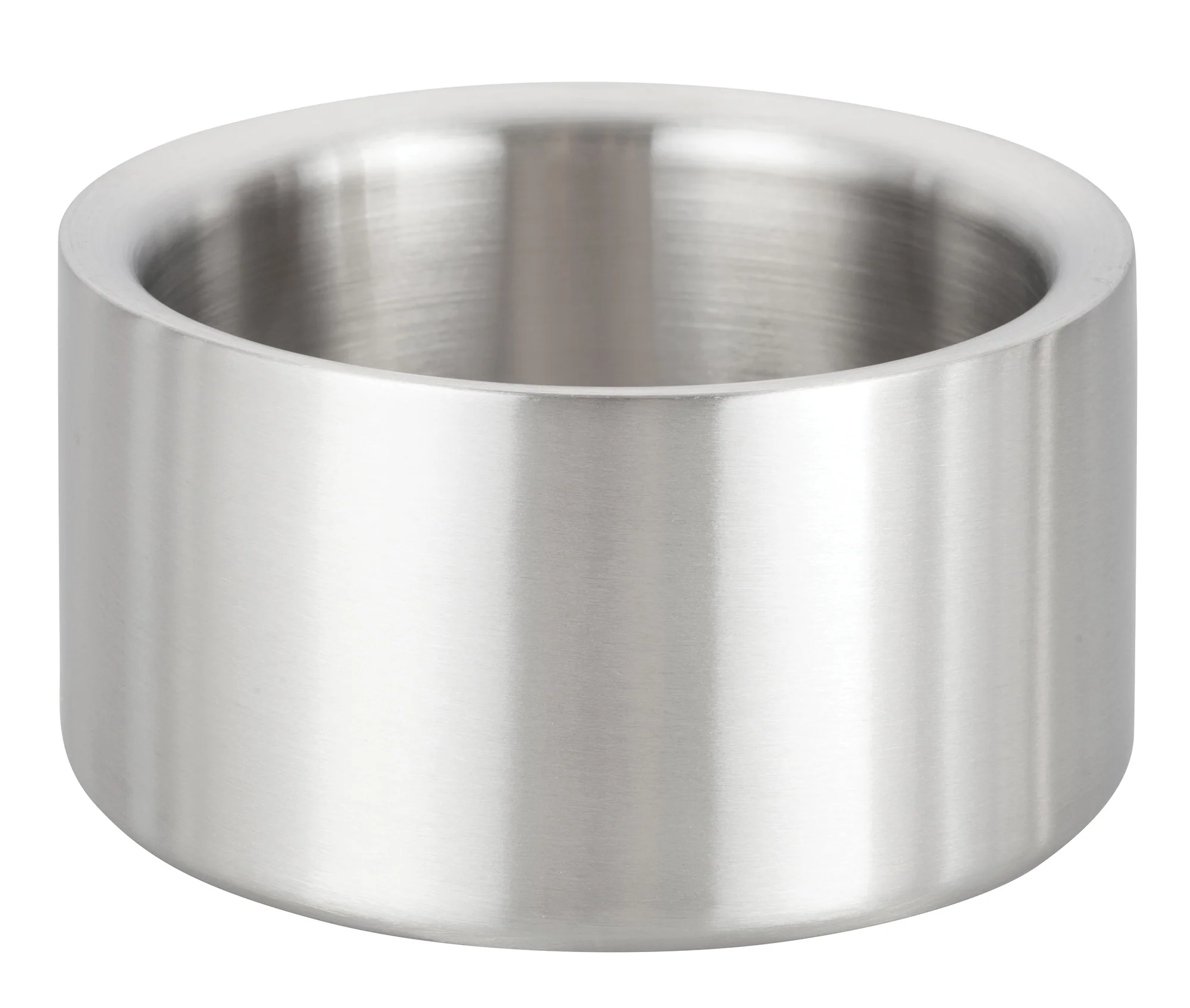 Winco DWCC-5 4-5/8 Inch Diameter Double Wall Wine Coaster Stainless Steel - Image 2