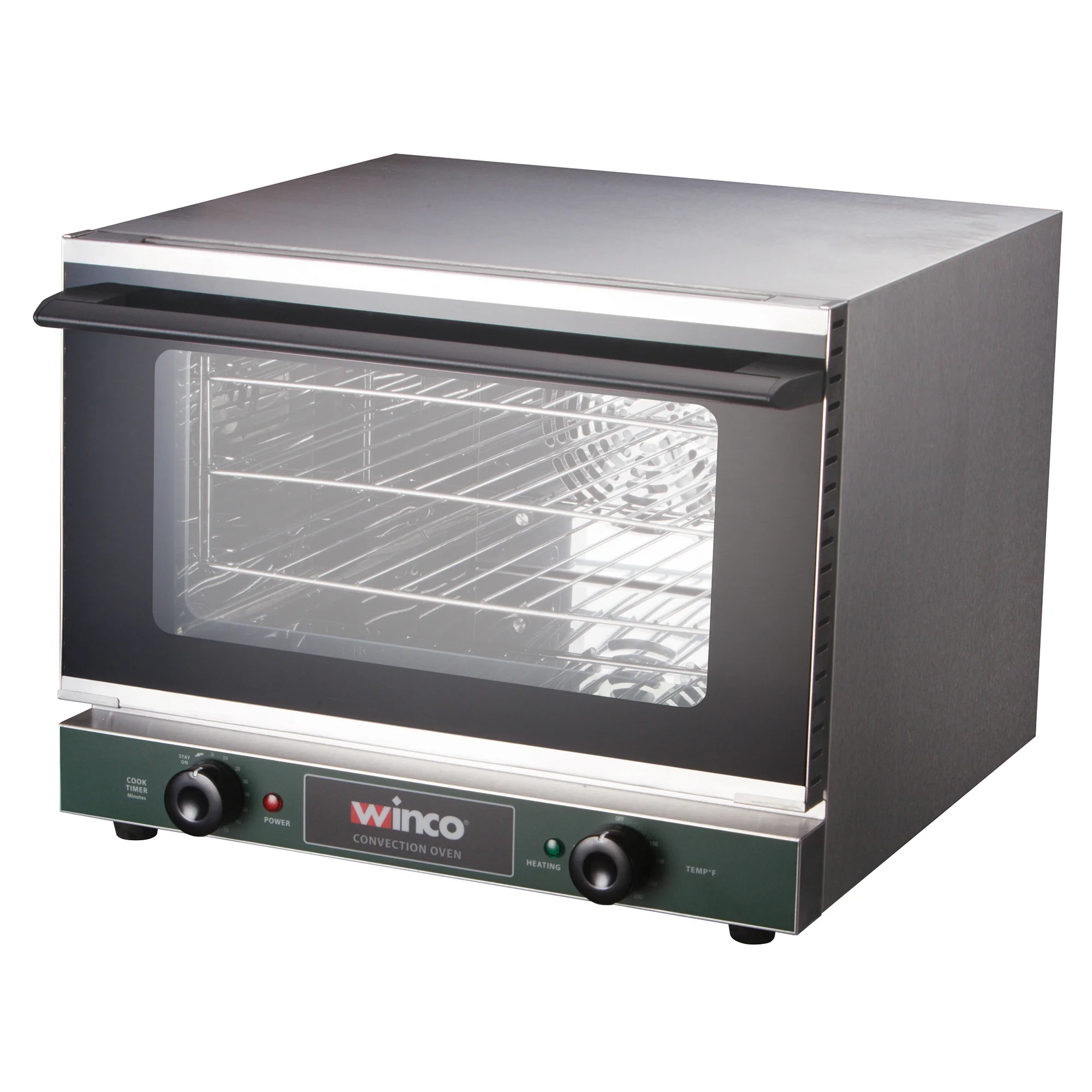Winco ECO-250 18 Inch Electric Convection Oven with Stainless Steel Interior - Image 2