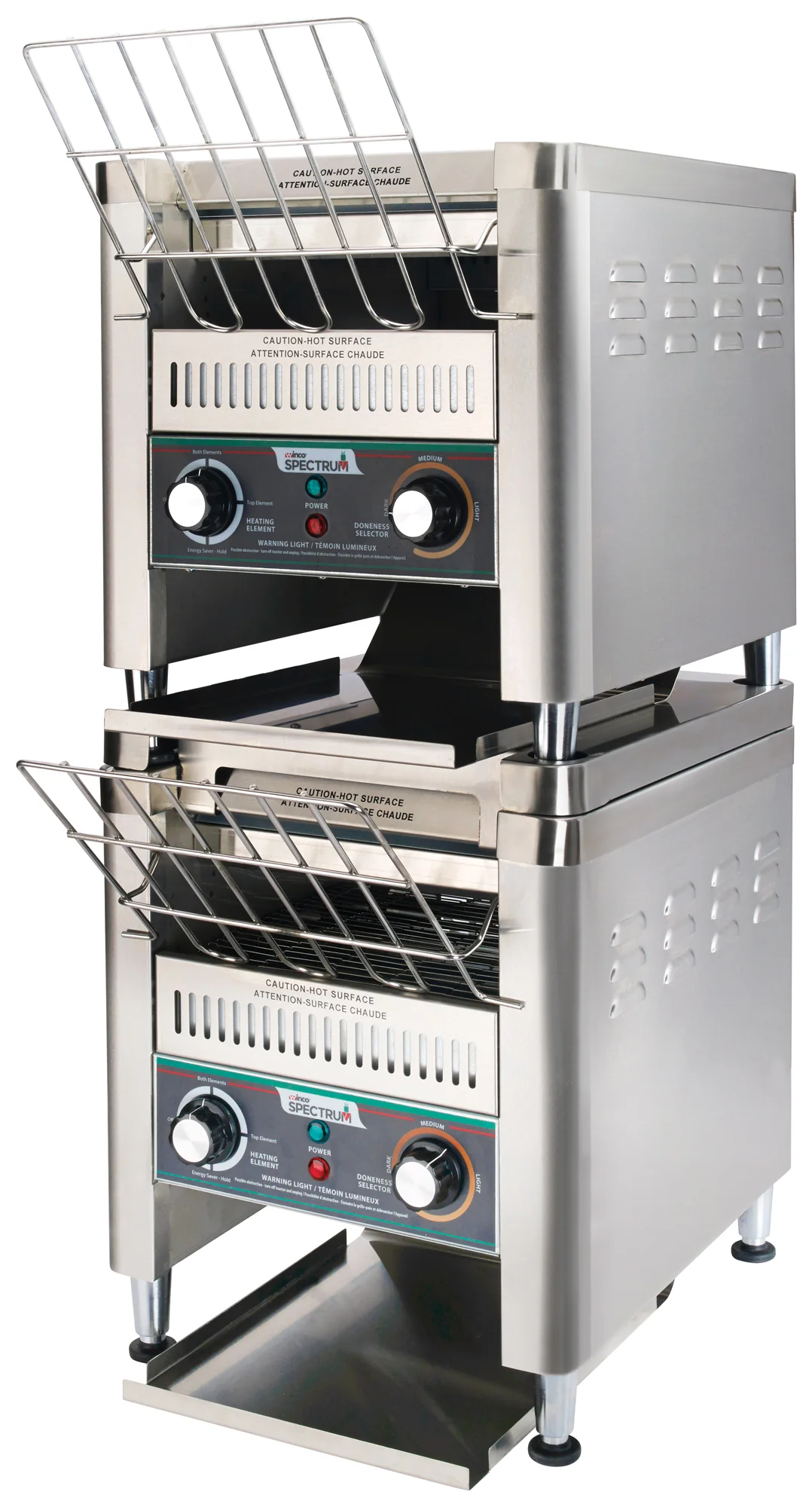 Winco ECT-SK Stacking Kit for #ECT-Series with corrosion-resistant metal - Image 2