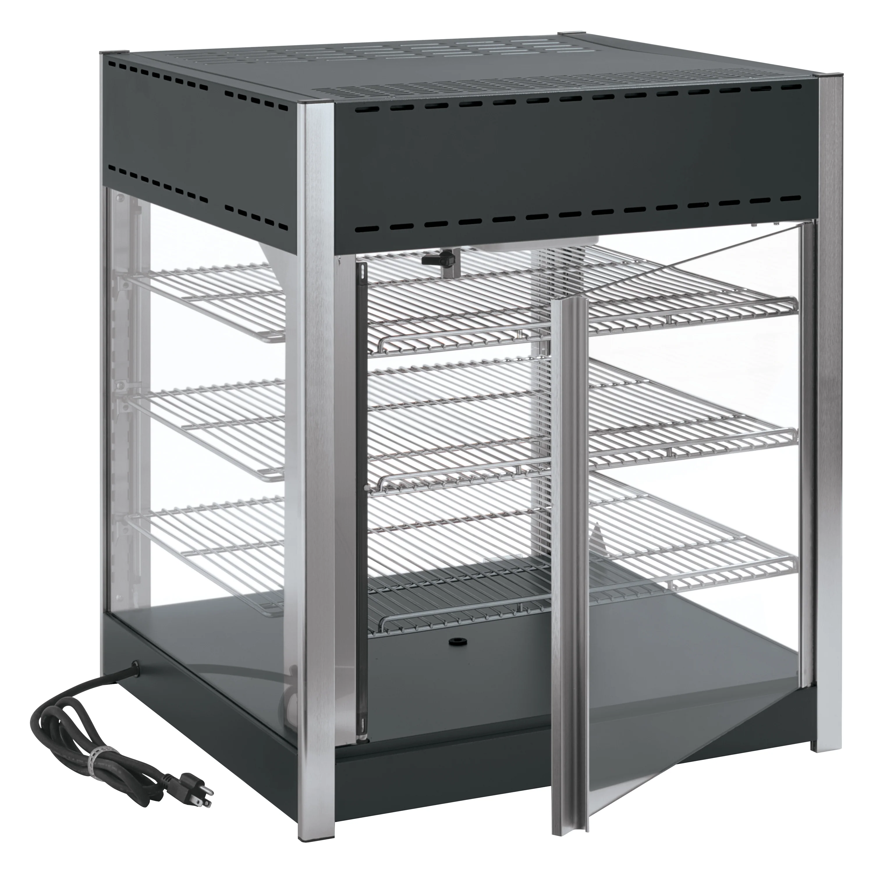 Winco EDM-1PT 25 Inch Countertop Display Merchandiser with Rotating Motor - Image 6