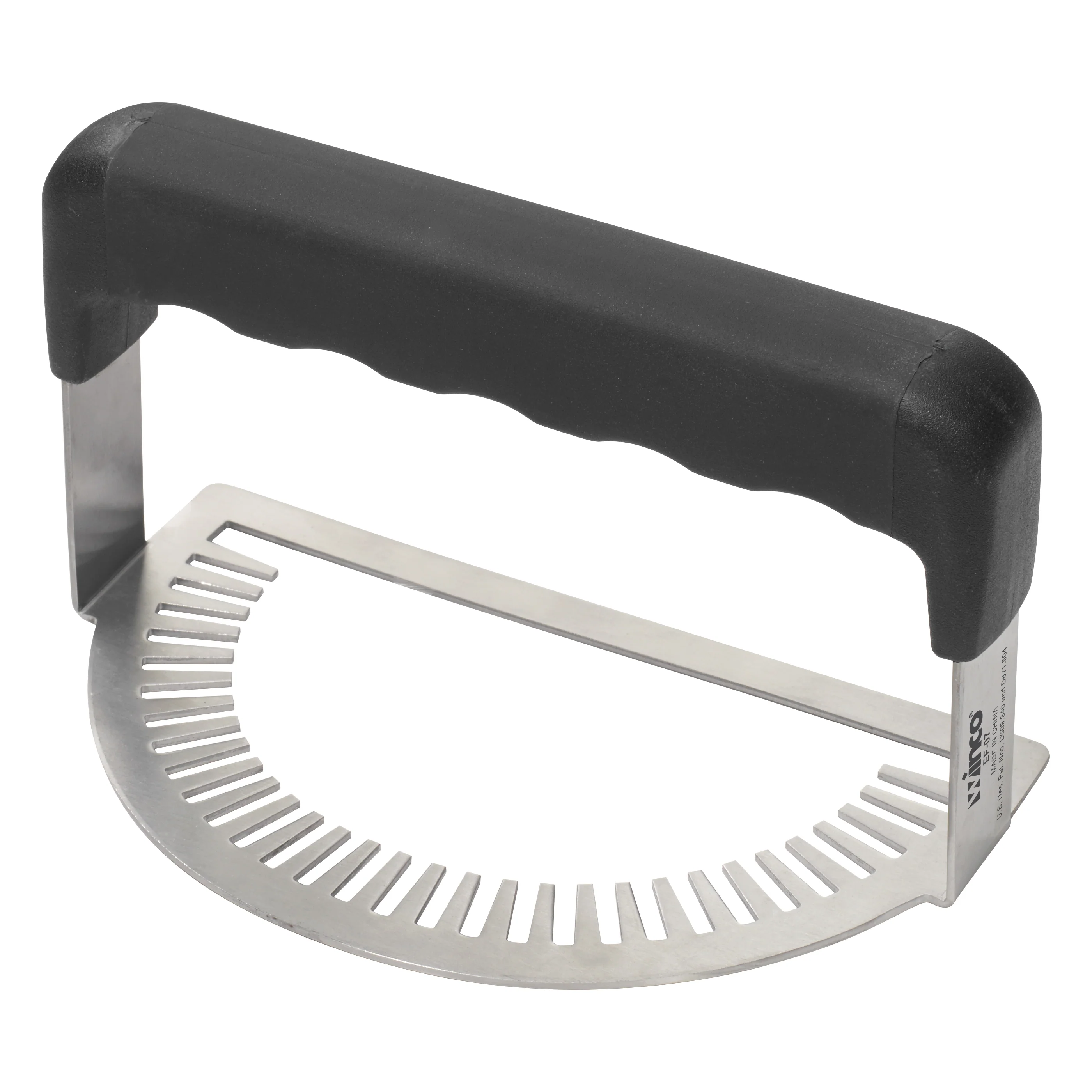 Winco EF-07 7 Inch Empanada Fork with Plastic Handle and Stainless Steel Tines