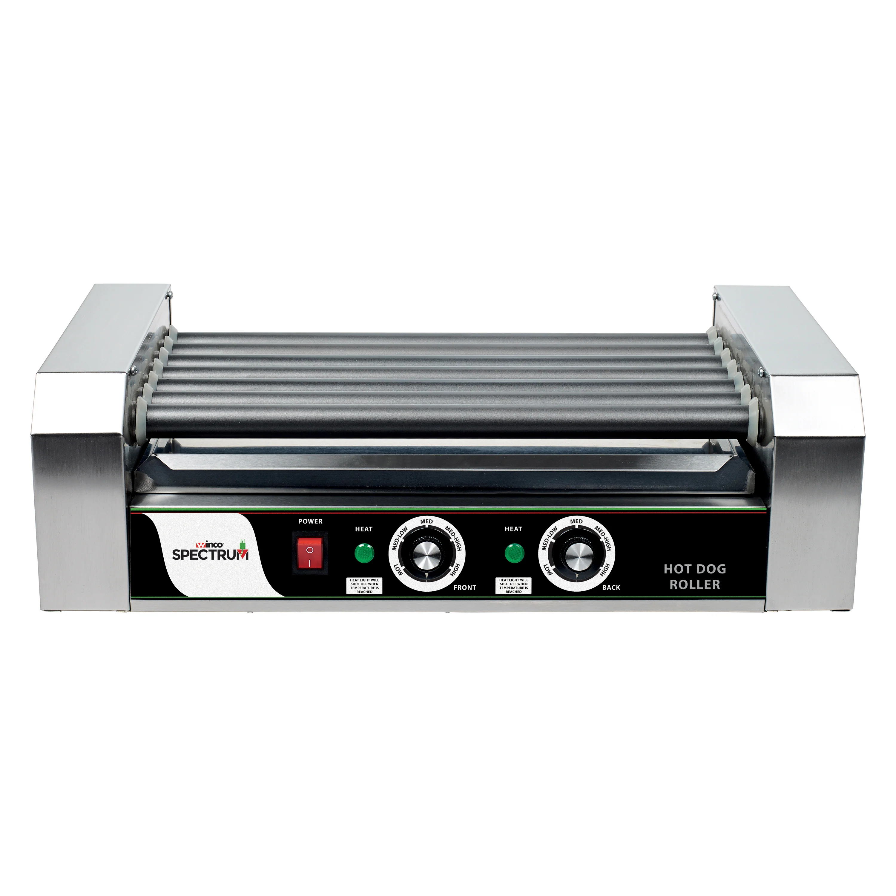 Winco EHDG-7R 23 Inch RollsRight Hot Dog Grill Roller Capacity 18 Hot Dogs - Image 2