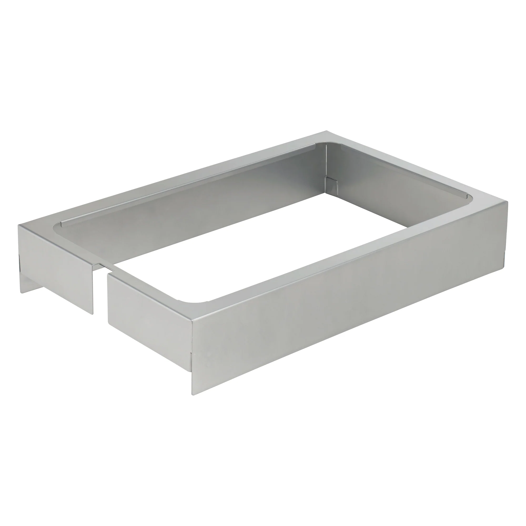 Winco EHL-PH-G 22 Inch Universal Dump Station Pan Holder Holds 2-1/2 to 4 Inch Deep Pans Gray