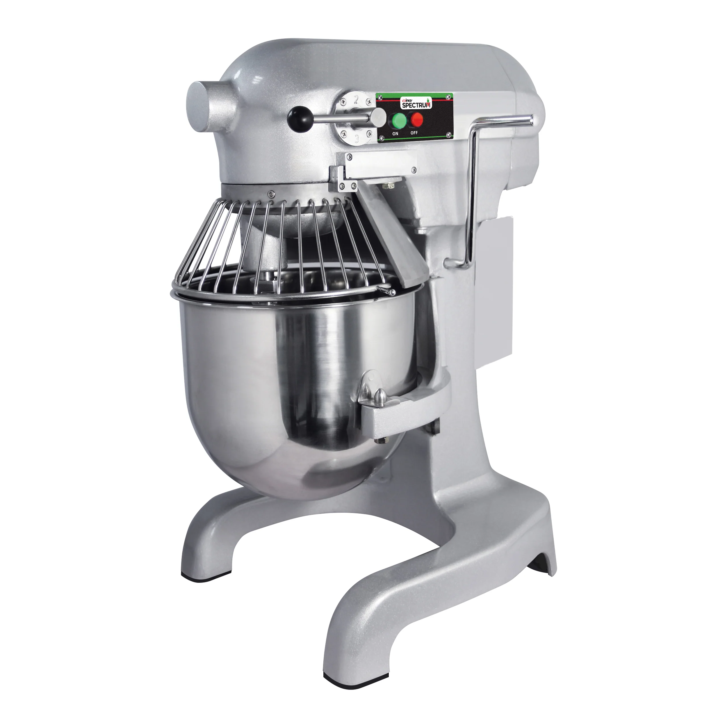 Winco EMP-10 15 Inch Floor Model Planetary Mixer with 10 Liter Bowl and Attachments - Image 2