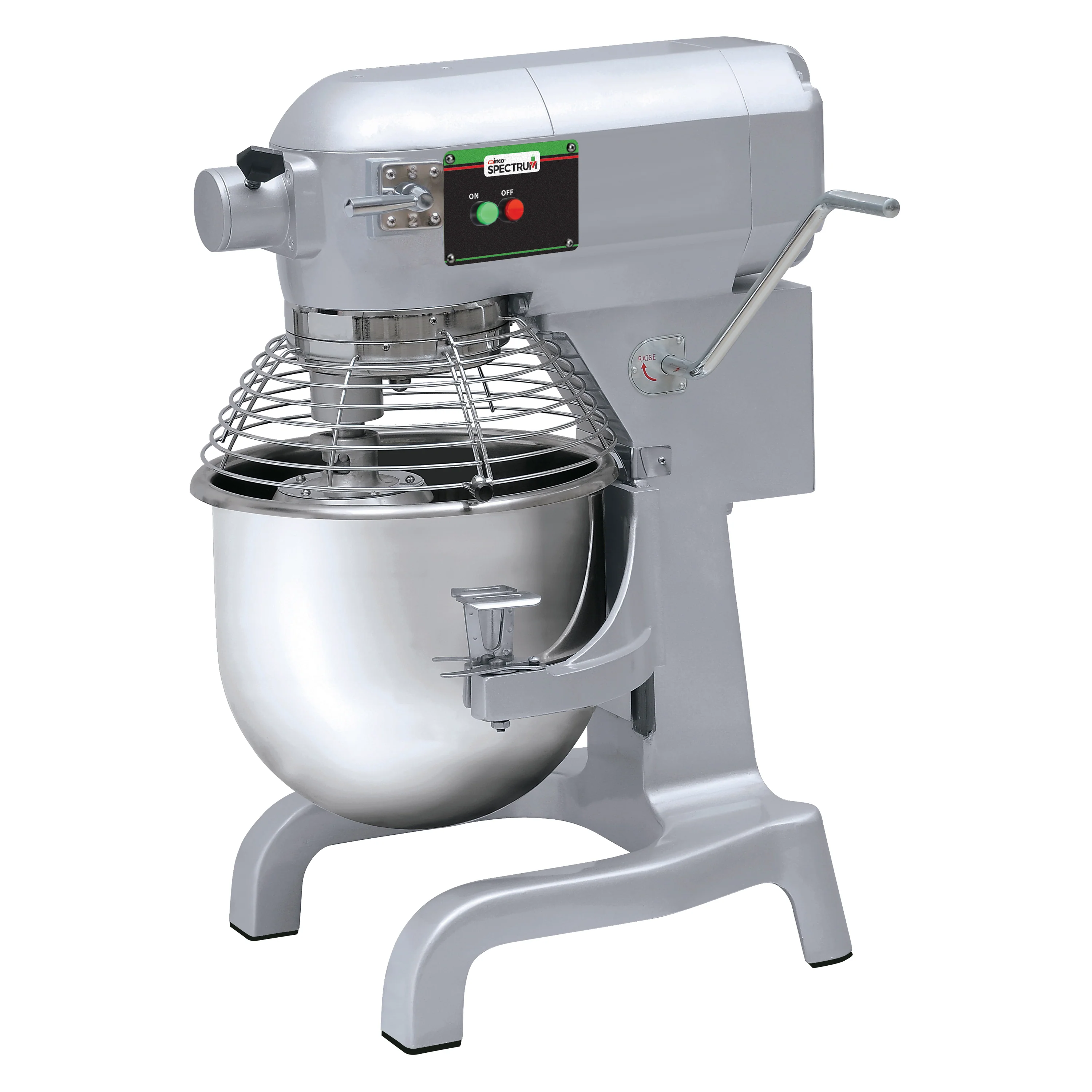 Winco EMP-20 20 Liter Floor Model Electric Planetary Mixer with Attachments - Image 2