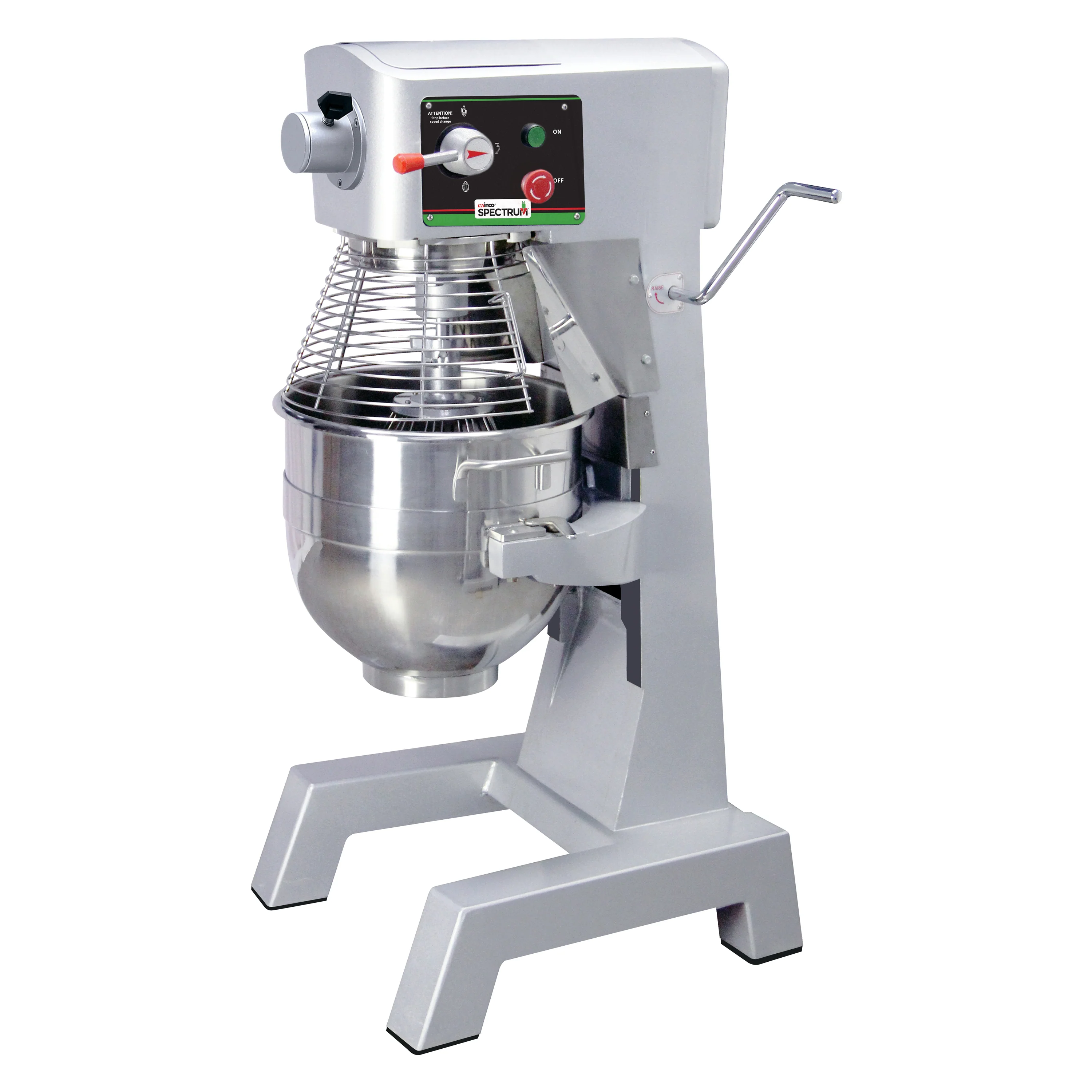 Winco EMP-30 23 Inch Floor Model Planetary Mixer 30 Liter with 3 Speeds and Hub
