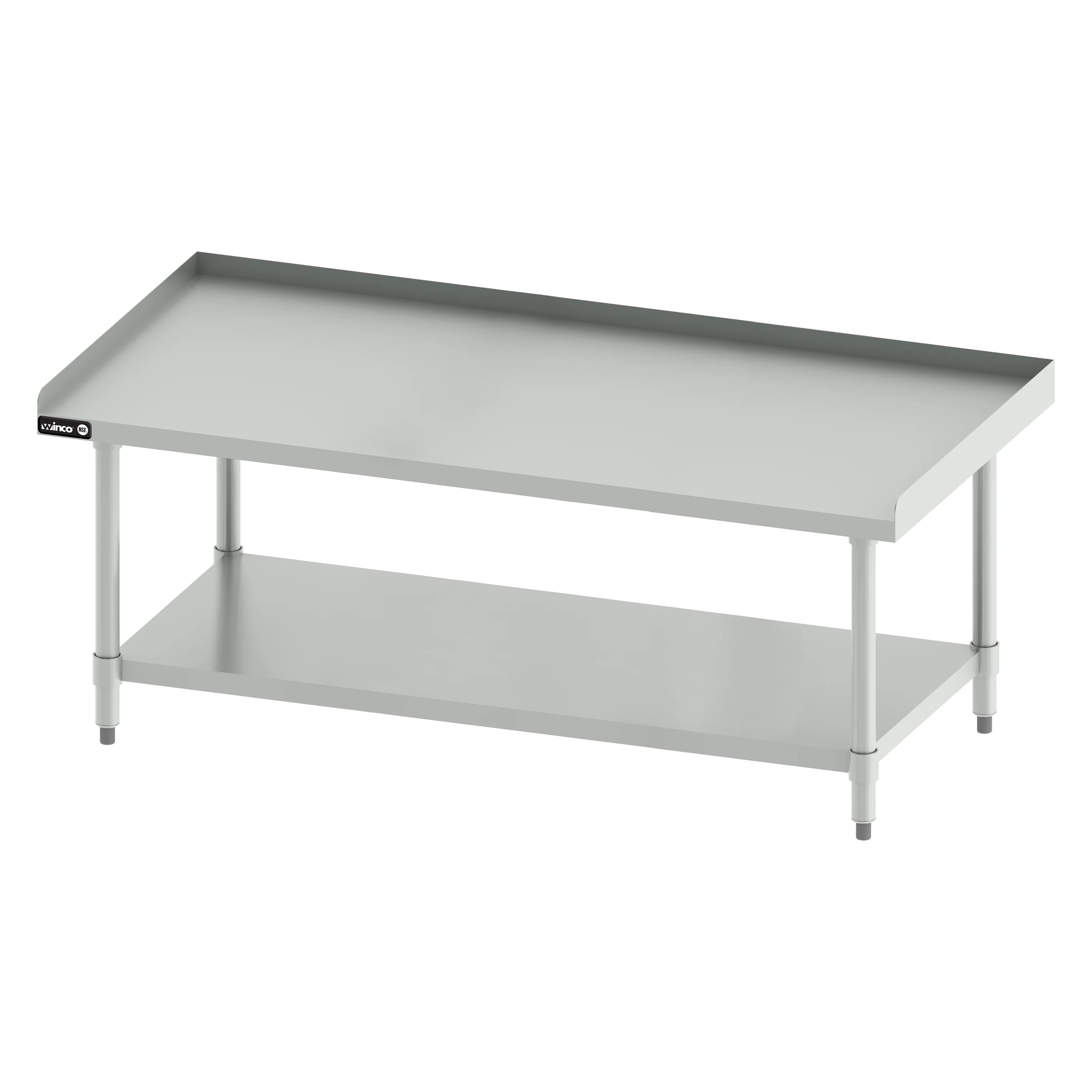 Winco ES-6030 60 Inch Stainless Steel Equipment Stand with Galvanized Base